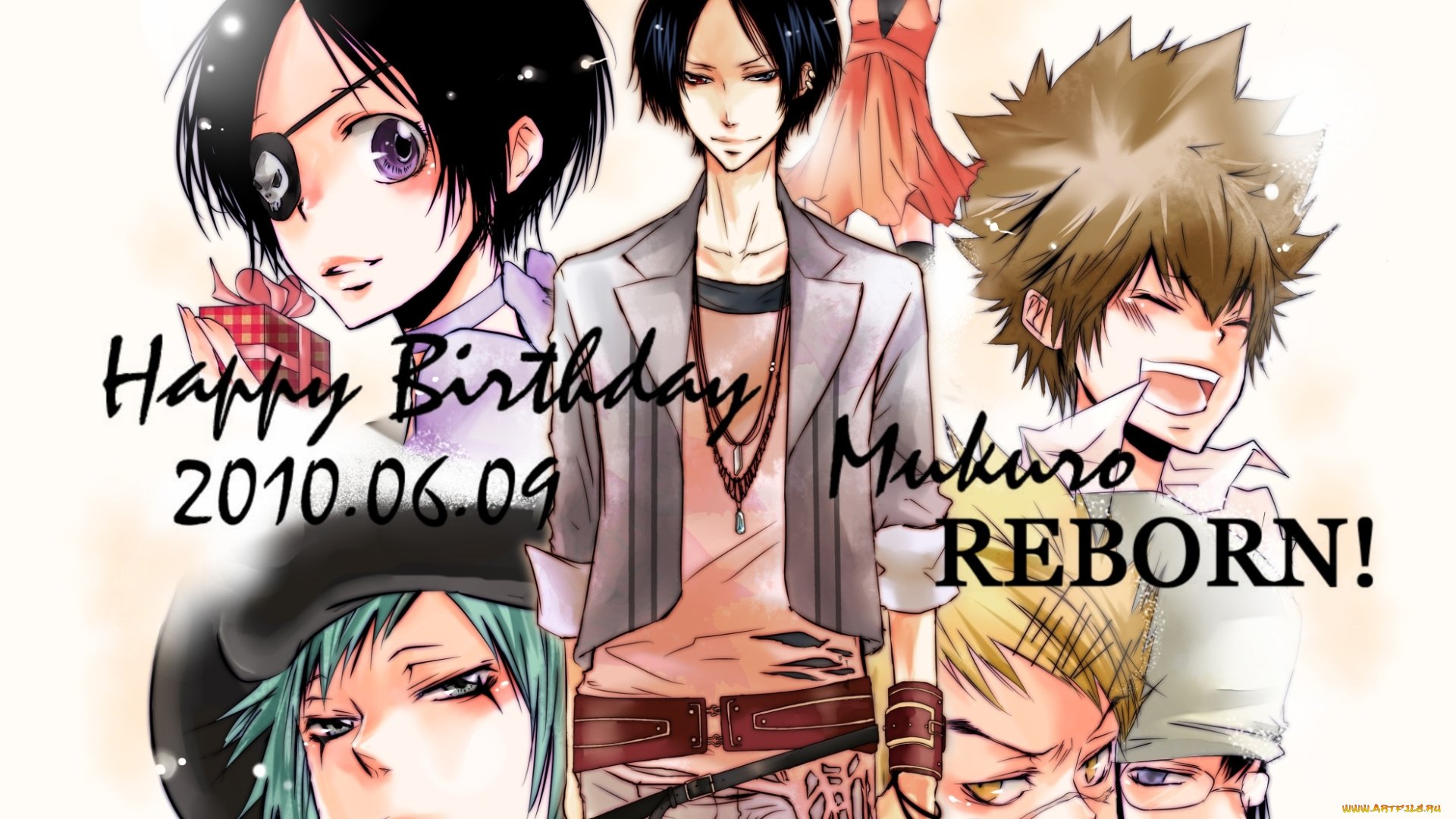 аниме, katekyo, hitman, reborn, учитель, мафиози, реборн, вонгола, парни, фран, киока, хром, рокудо, мукуро, цуна