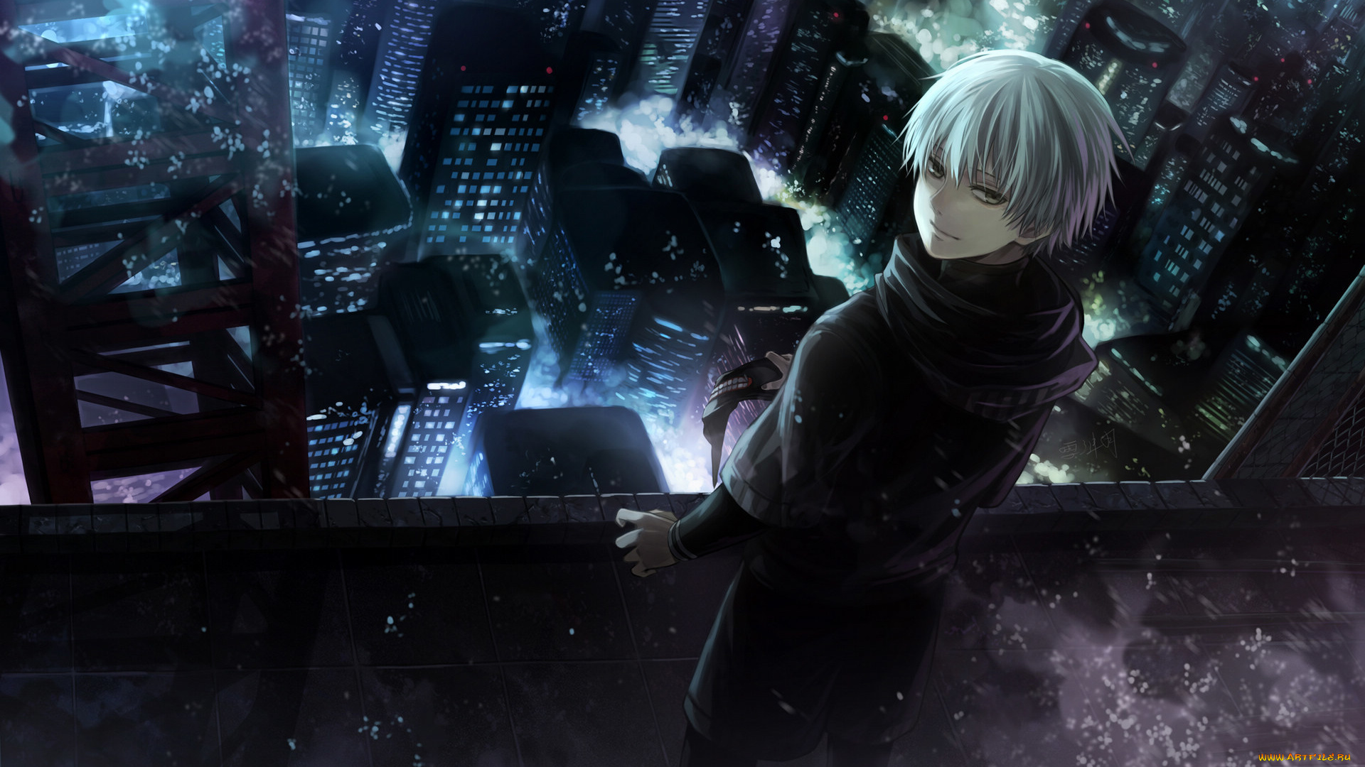 аниме, tokyo, ghoul, ken, kaneki, токийский, гуль, tokyo, ghoul, art, anime