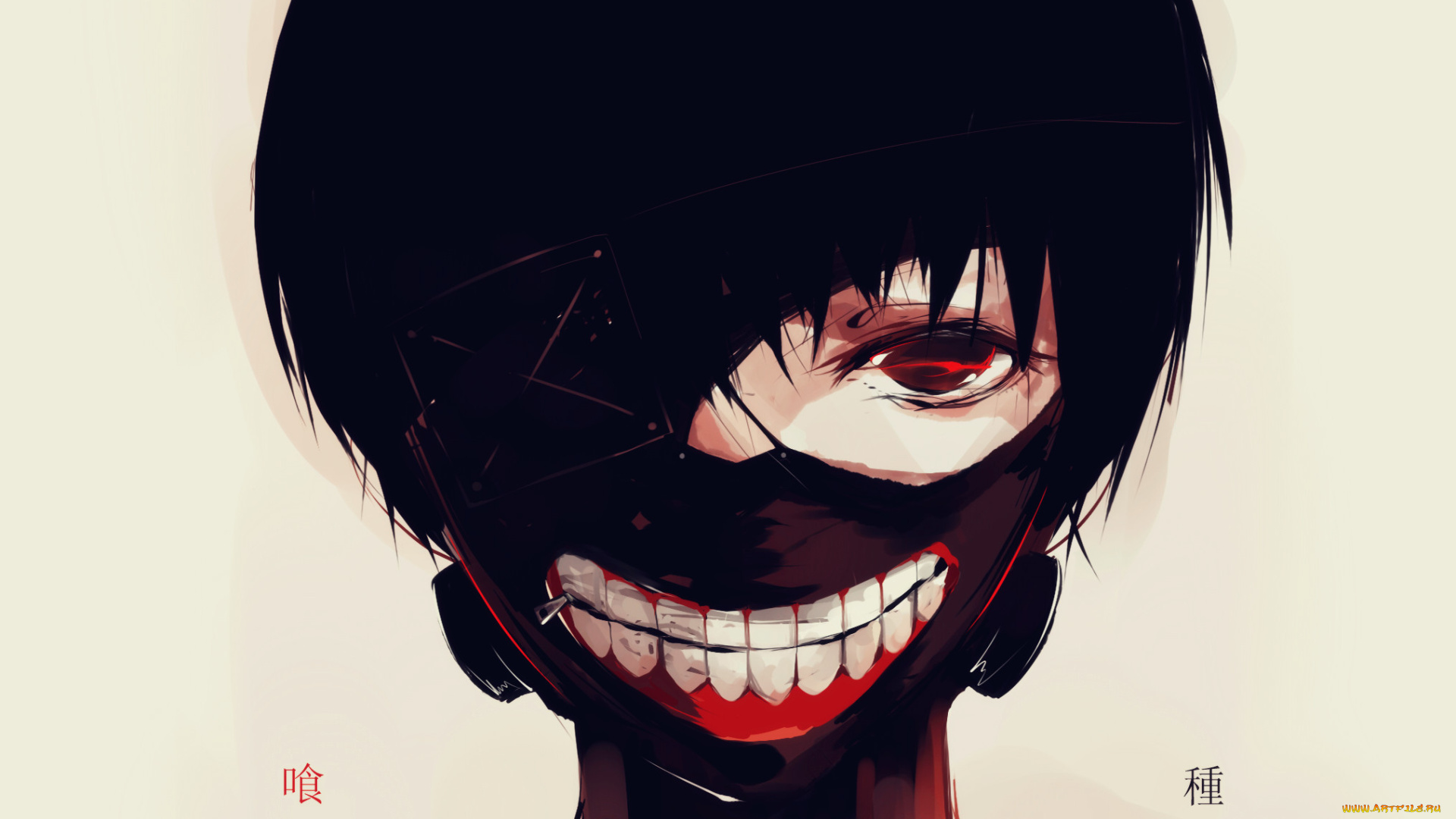 аниме, tokyo, ghoul, tokyo, kushu, anime, kaneki, ken, маска, ghoul