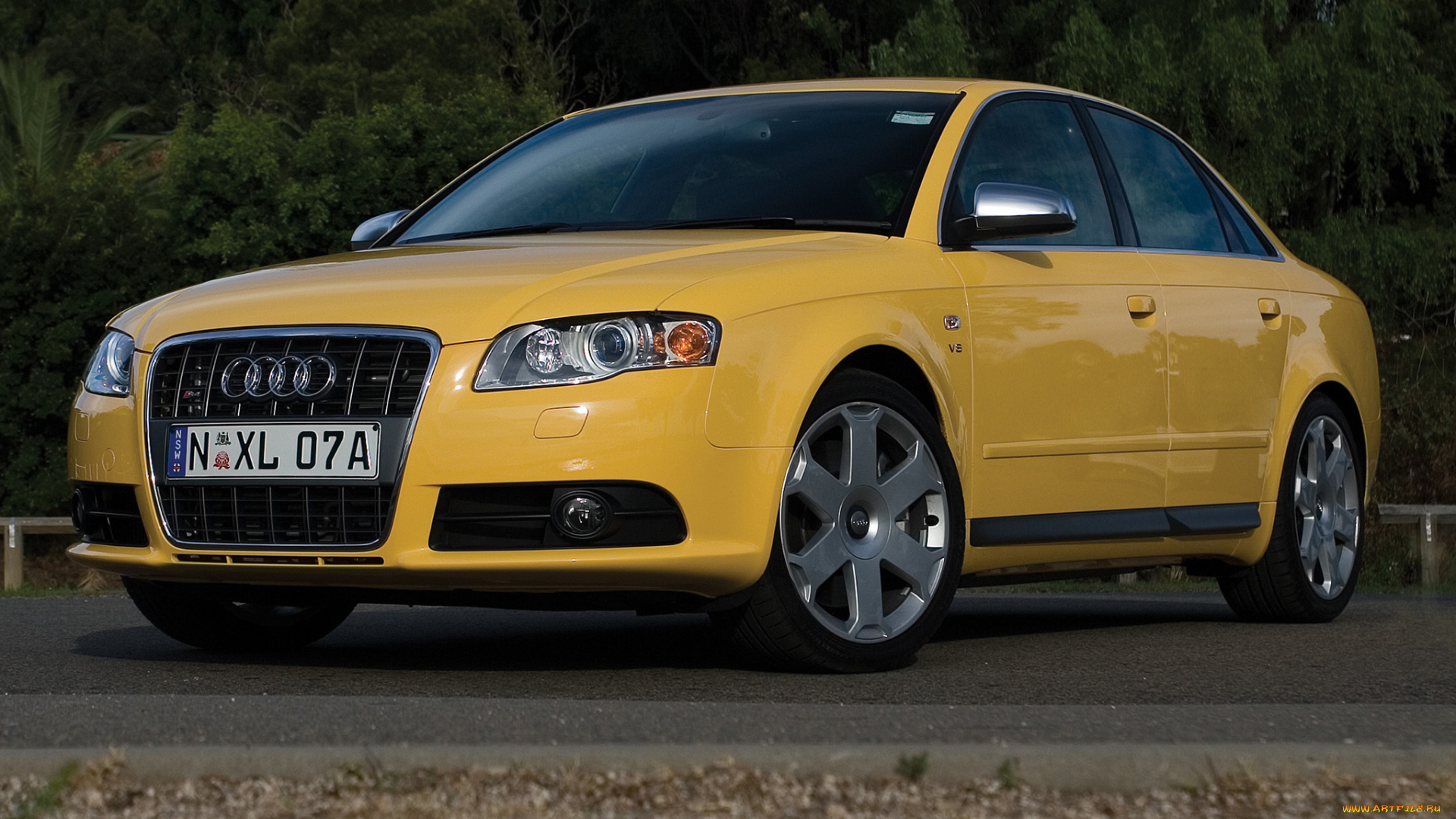 автомобили, audi, желтый, au-spec, b7-8e, sedan, s4