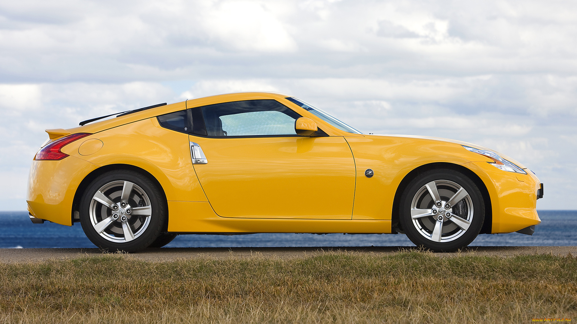 автомобили, nissan, datsun, желтый, 370z, au-spec