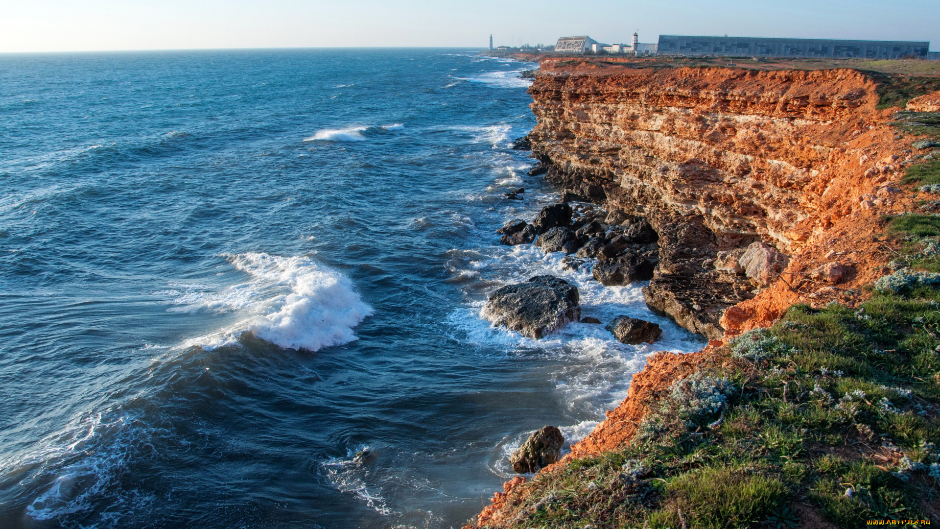 природа, побережье, море, крым
