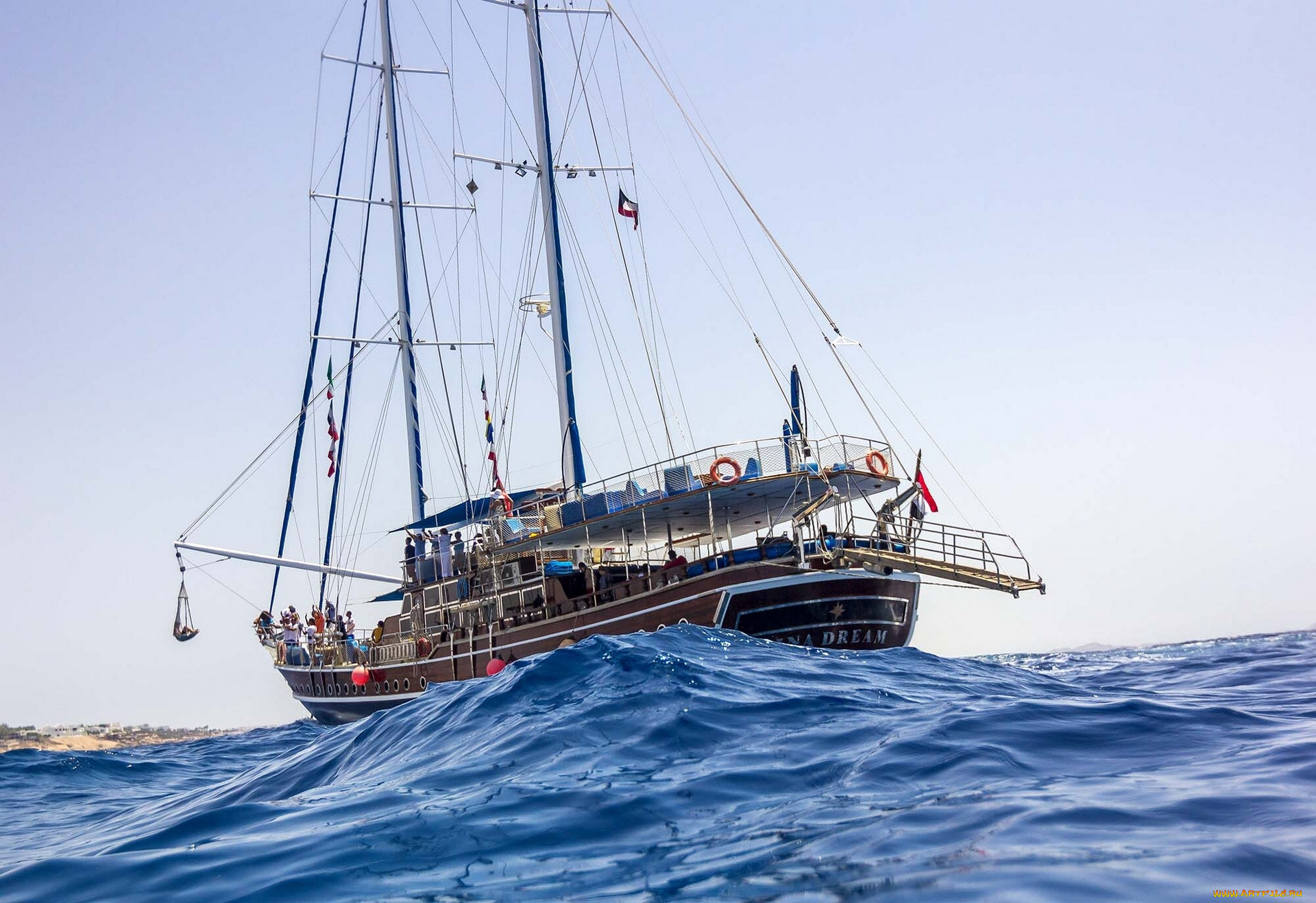 корабли, Яхты, яхта, море