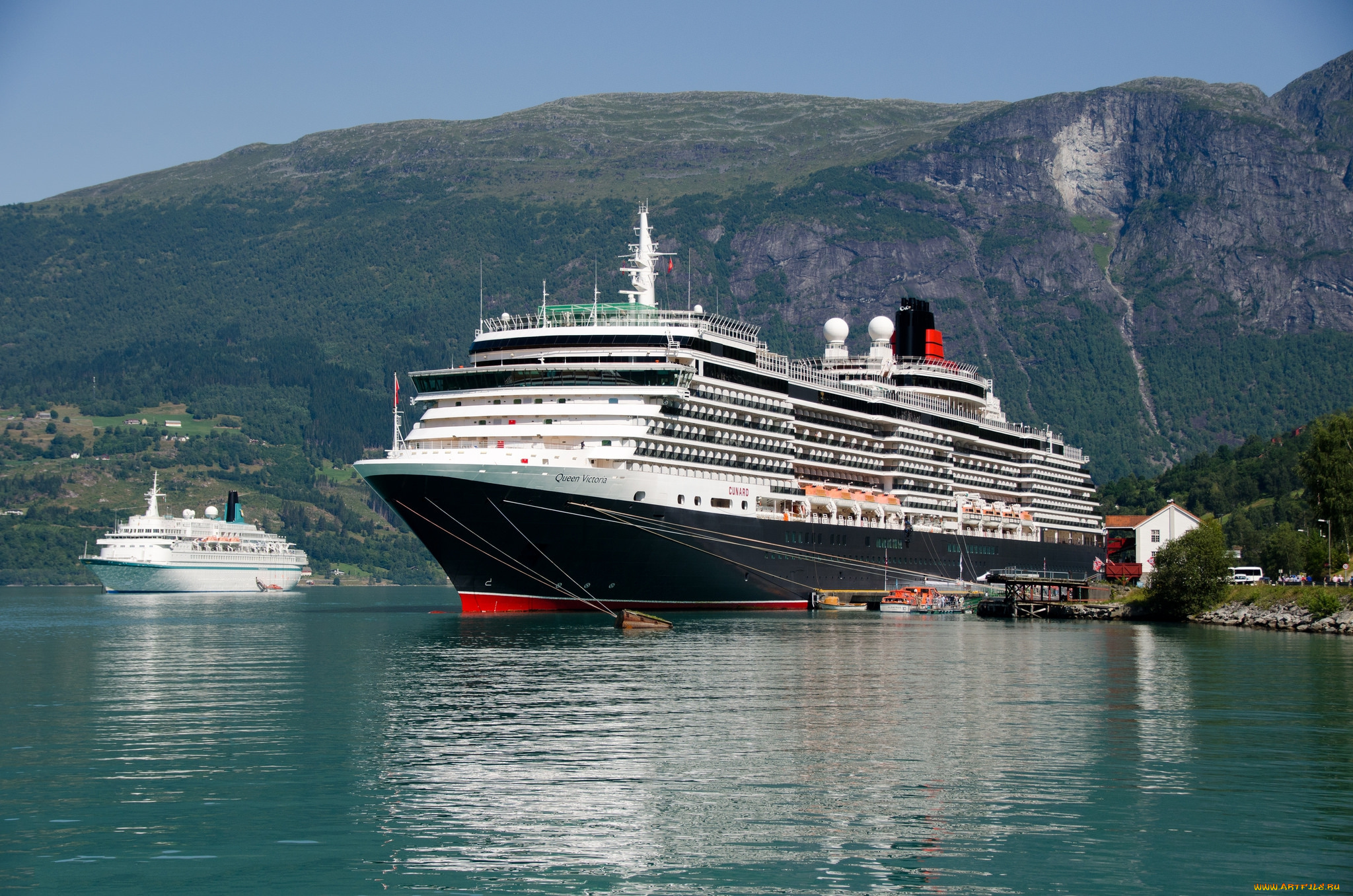 albatros, &, queen, victoria, корабли, лайнеры, лайнер, круиз