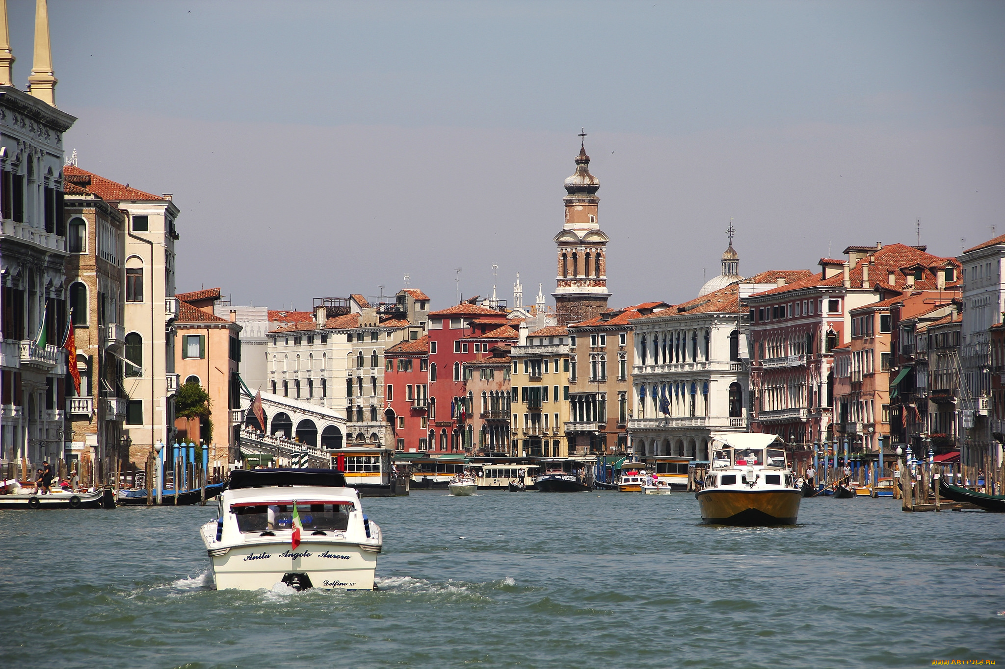 города, венеция, , италия, канал