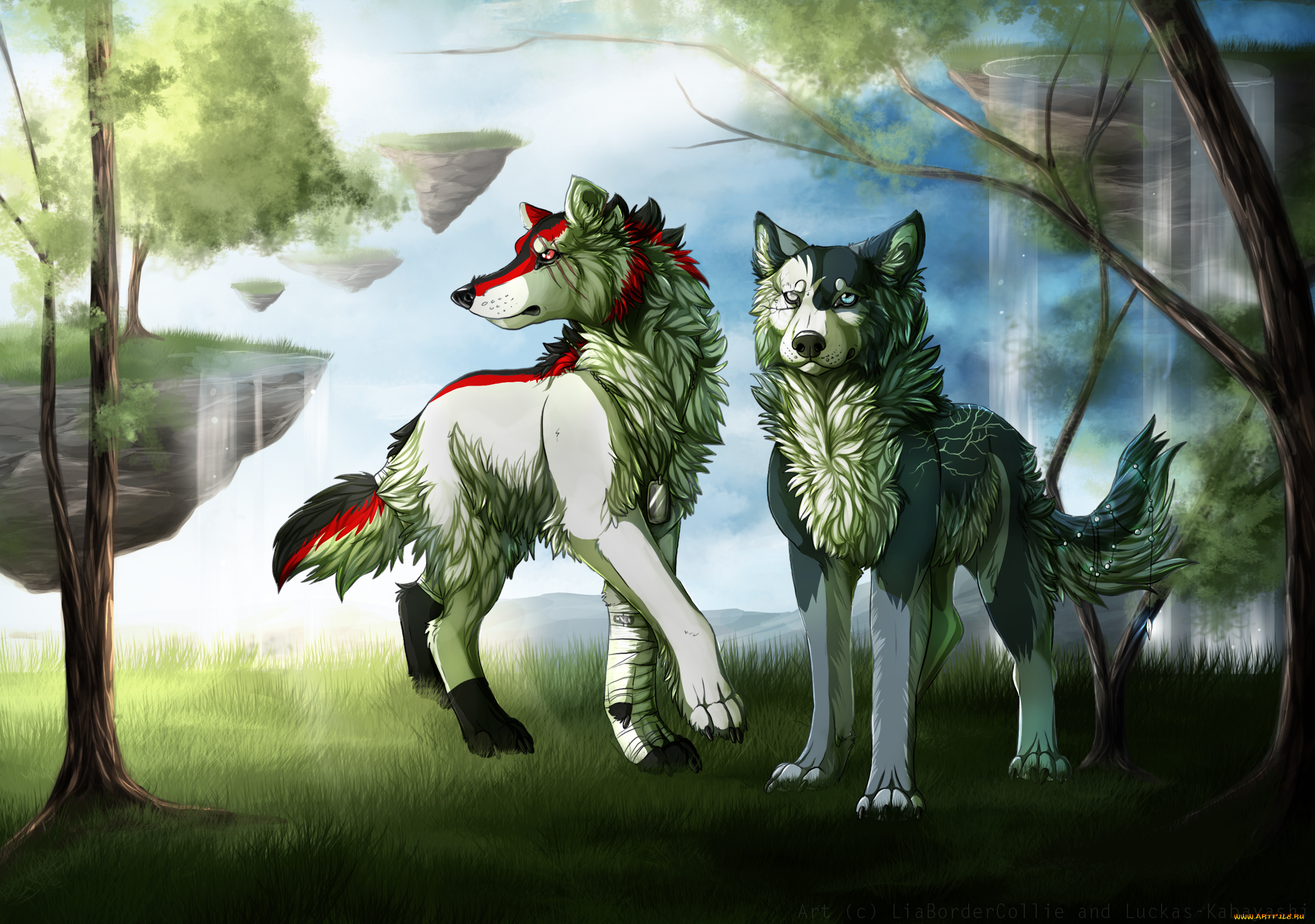 рисованные, животные, , собаки, собаки