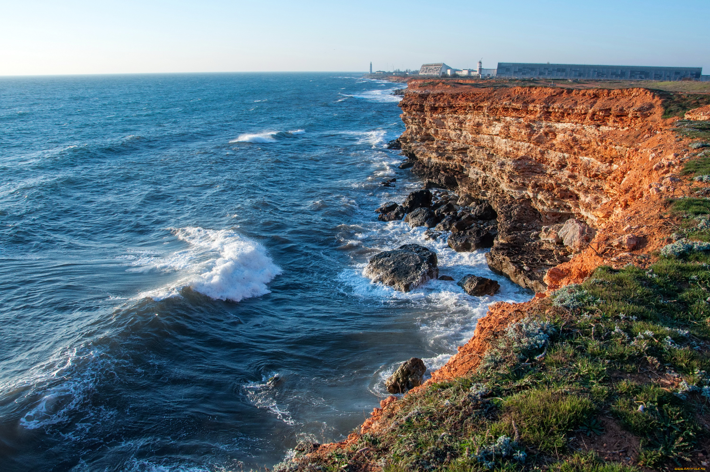 природа, побережье, море, крым