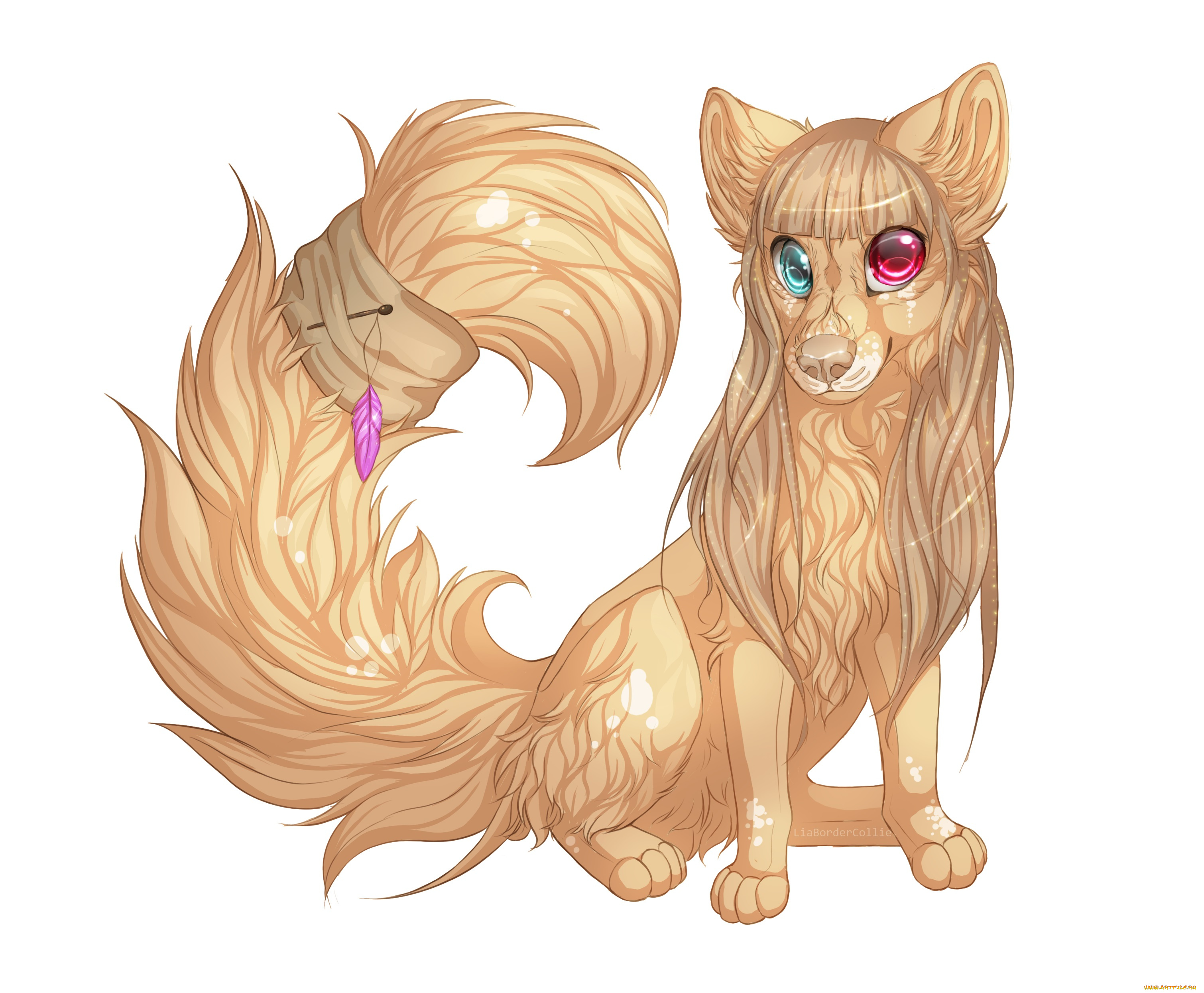 рисованные, животные, , сказочные, , мифические, лиса