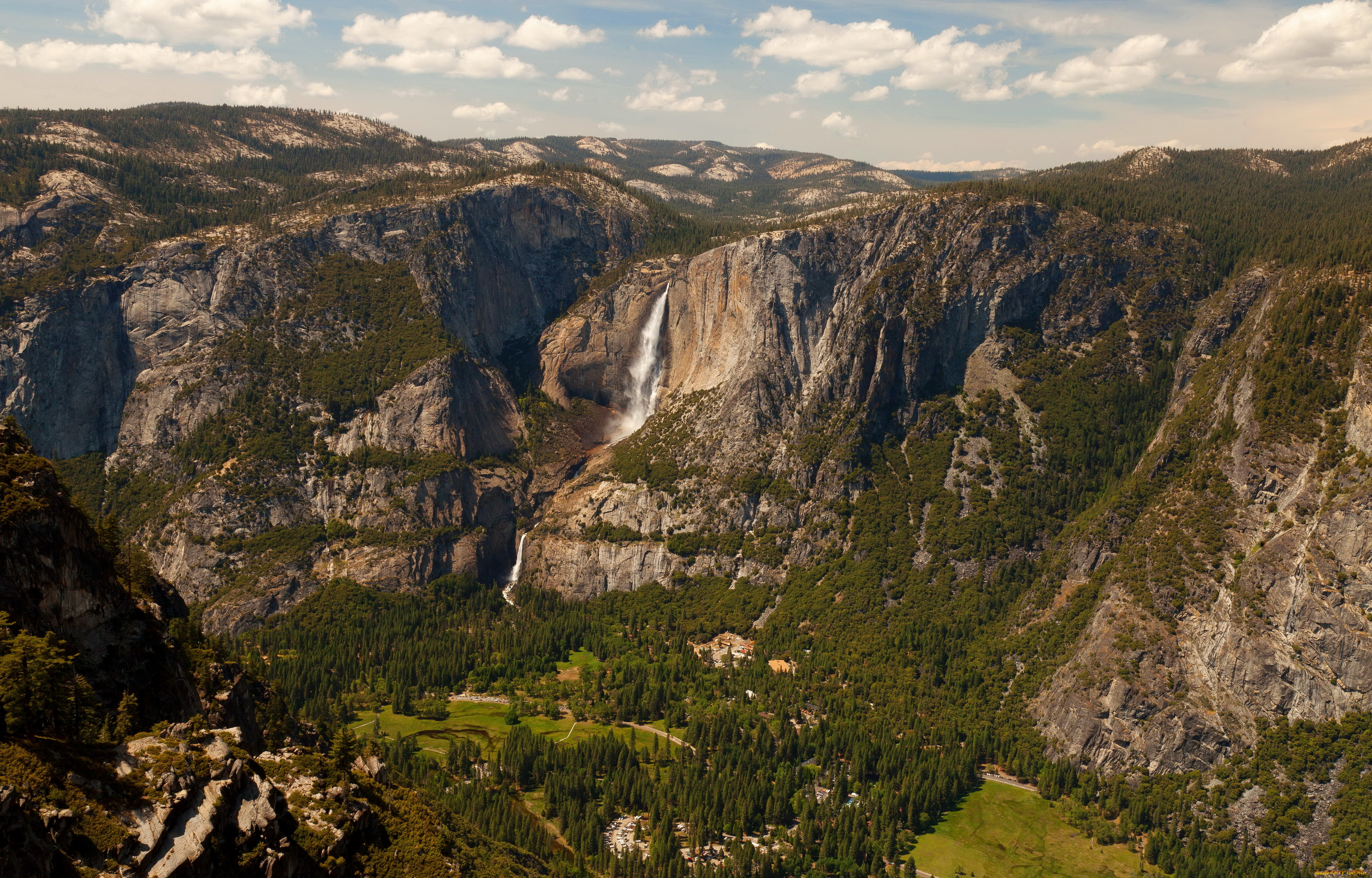 yosemite, national, park, california, природа, горы, трава, тропа, парк, пейзаж