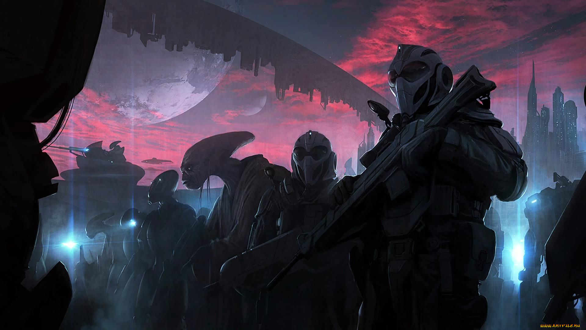 фэнтези, роботы, , киборги, , механизмы, существа