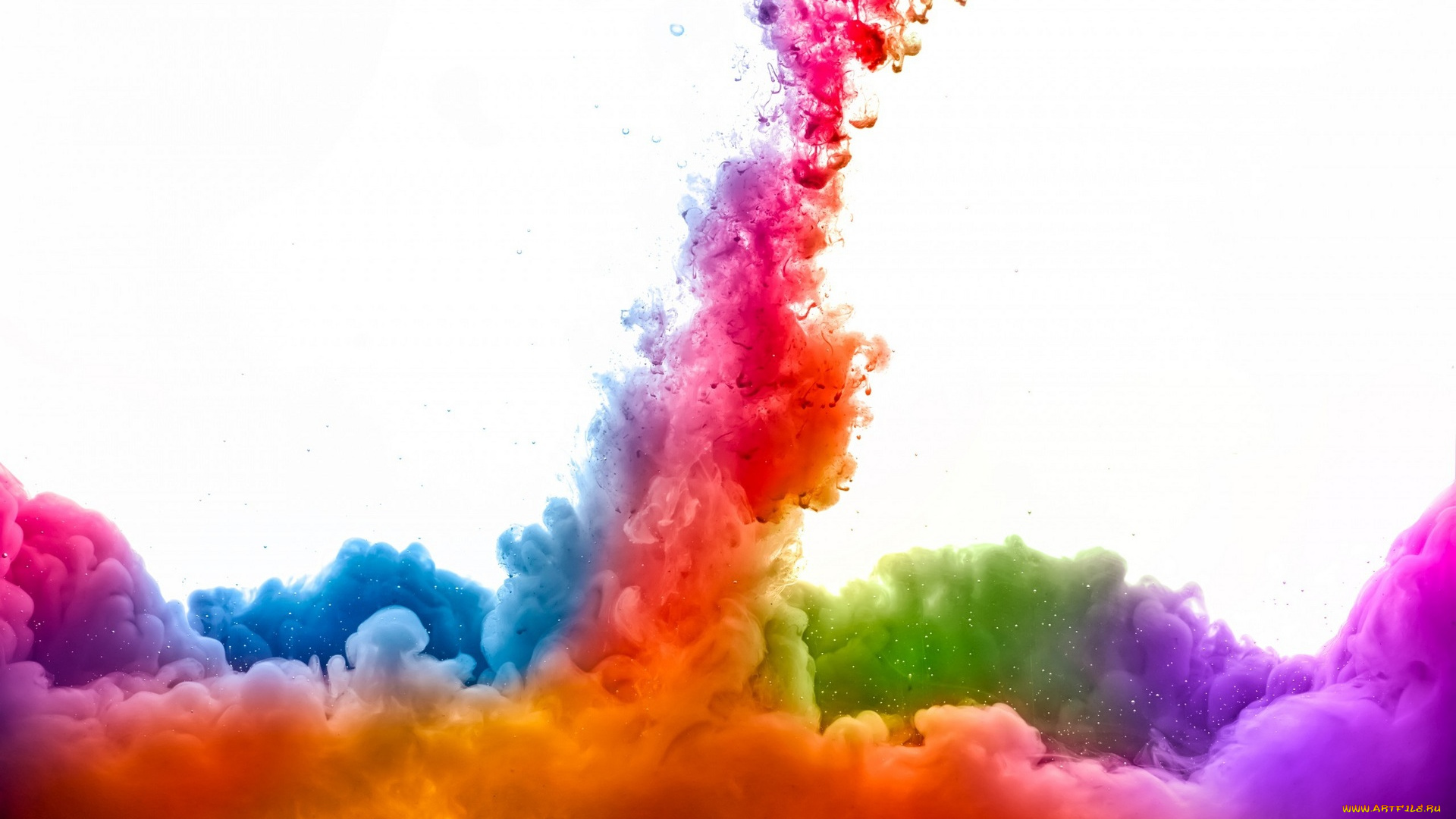 3д, графика, абстракция, , abstract, цвета, клубы, дым