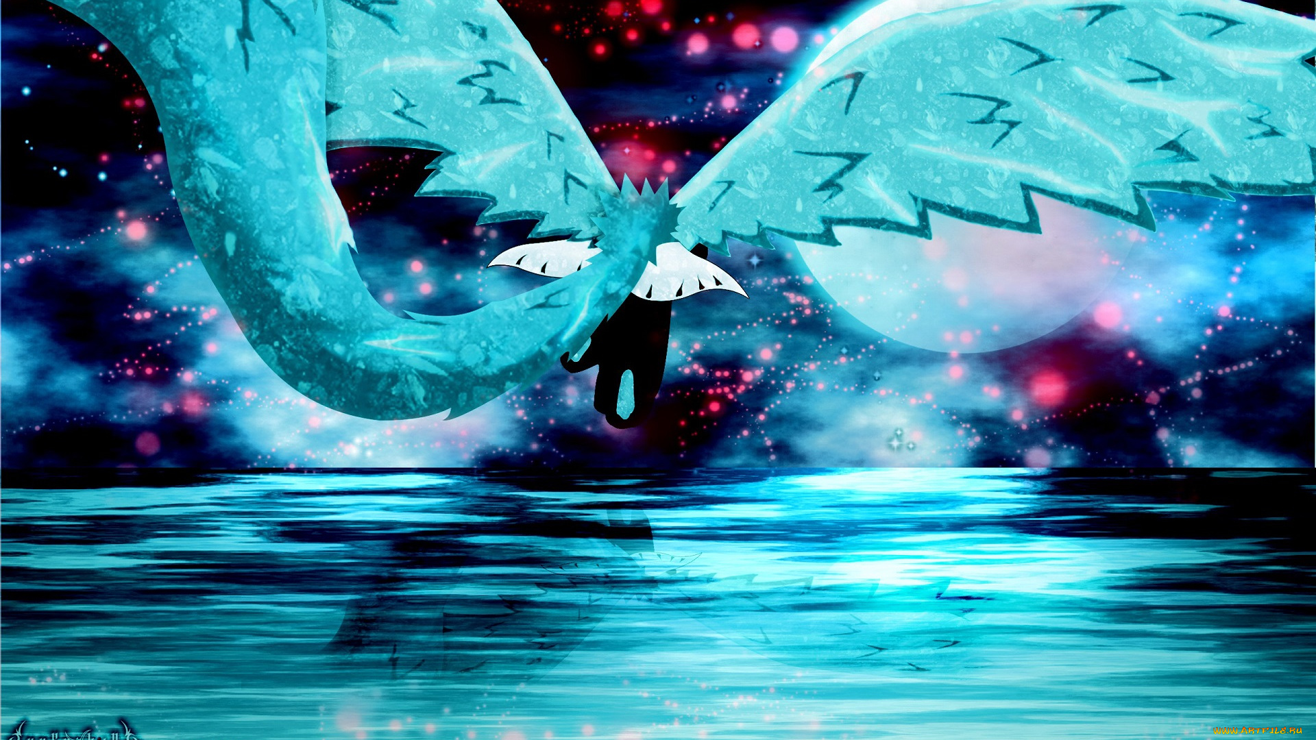 аниме, bleach, ледяной, дракон