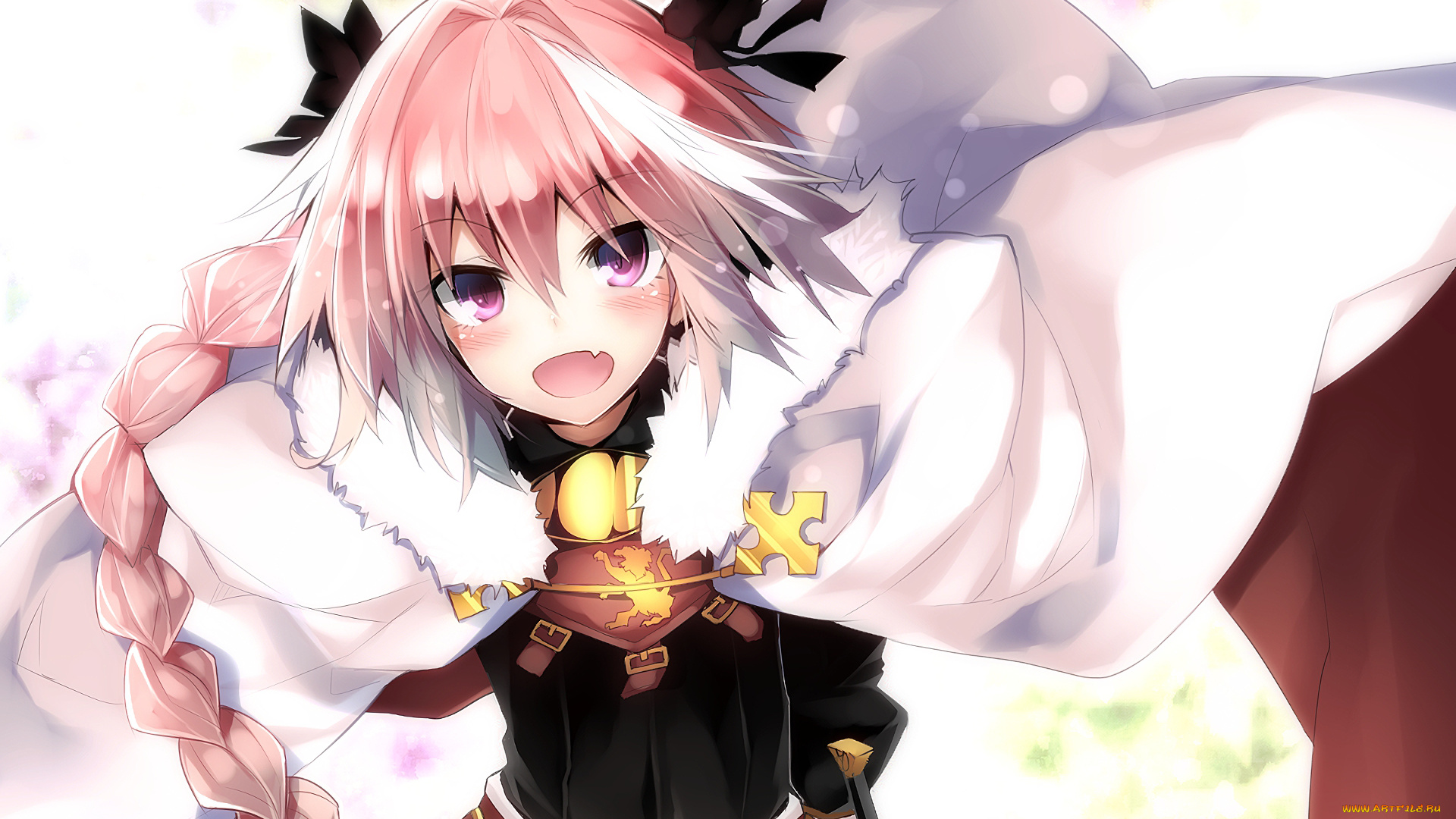 аниме, five, star, stories, девушка, взгляд, фон