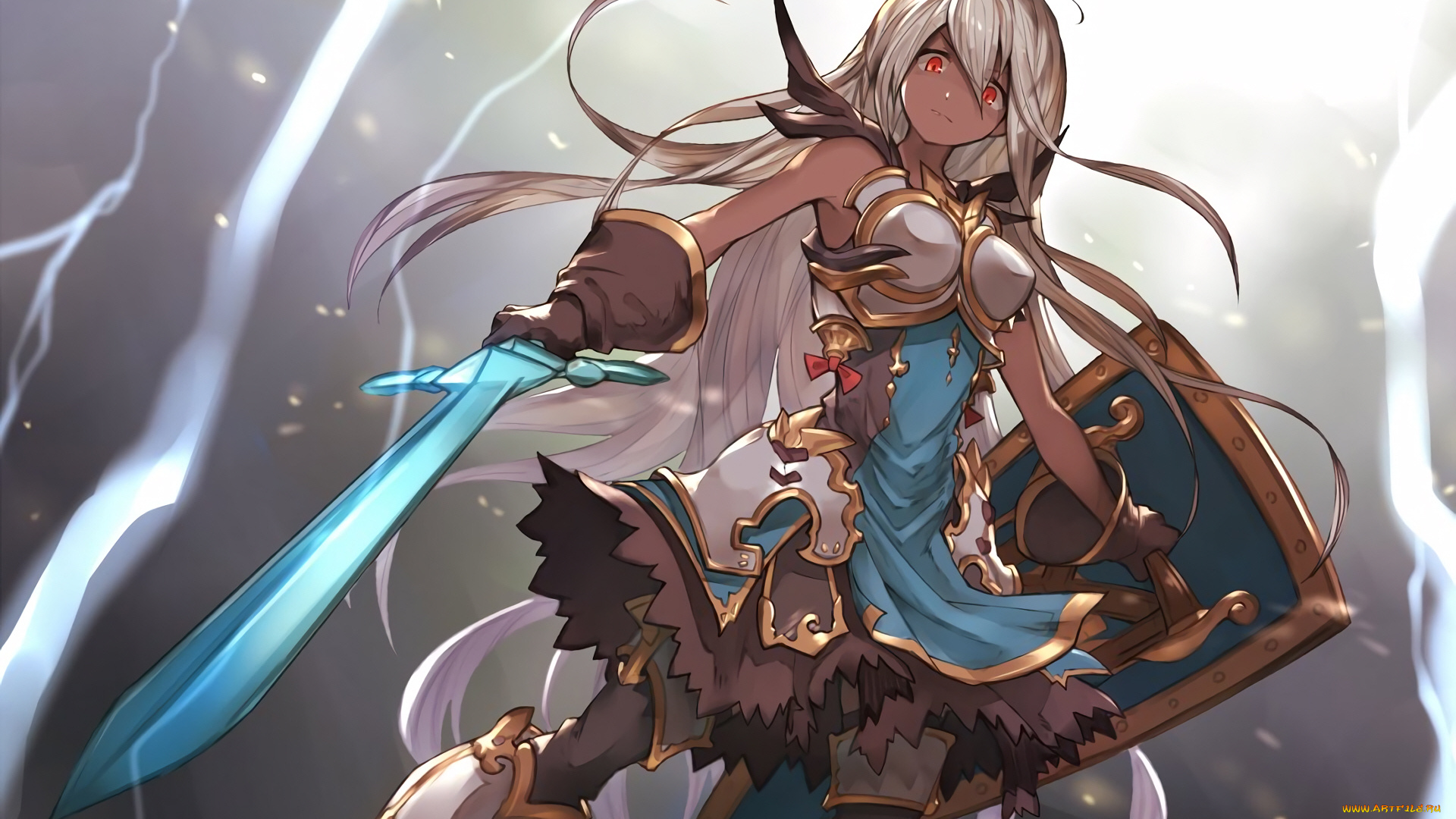 аниме, granblue, fantasy, девушка