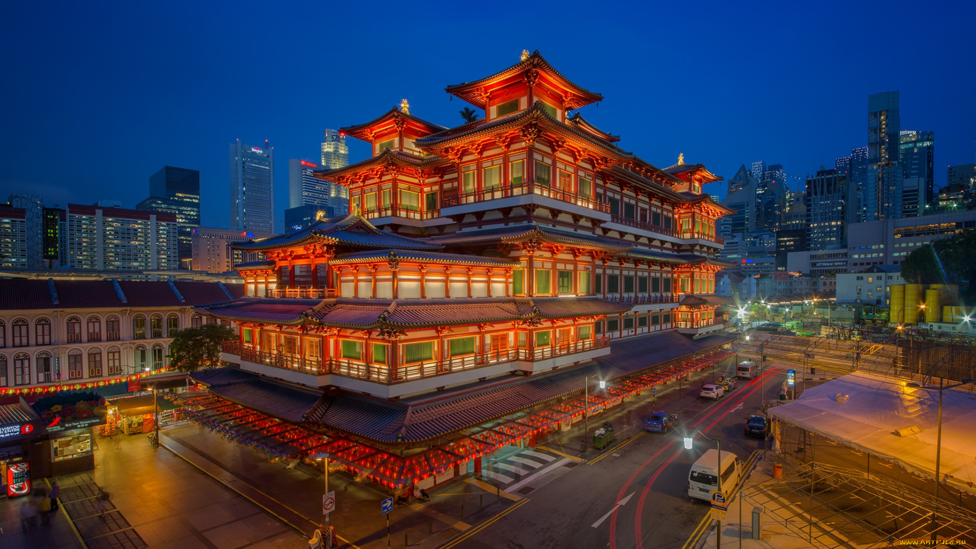 buddha, tooth, relic, temple, , chinatown, города, -, буддийские, и, другие, храмы, простор