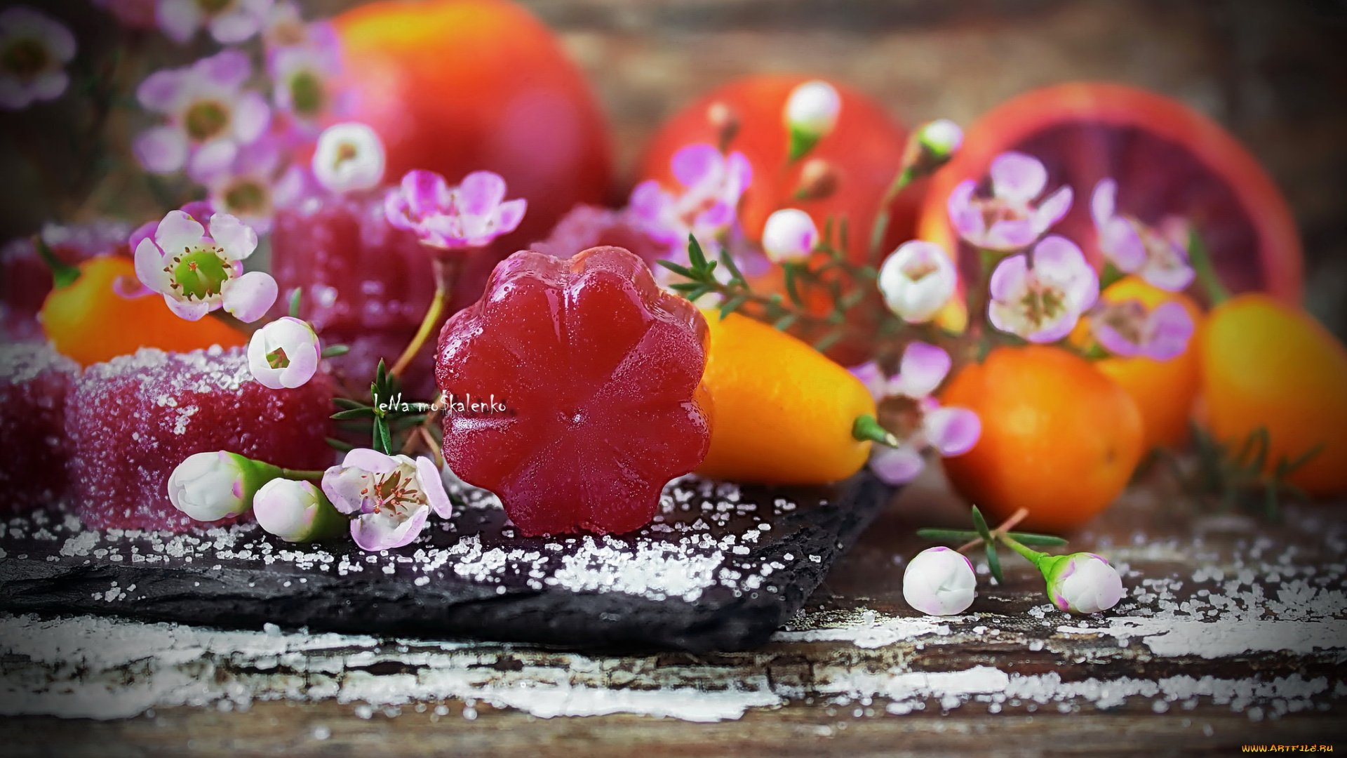 еда, конфеты, , шоколад, , сладости, мармелад, цветы, сладость