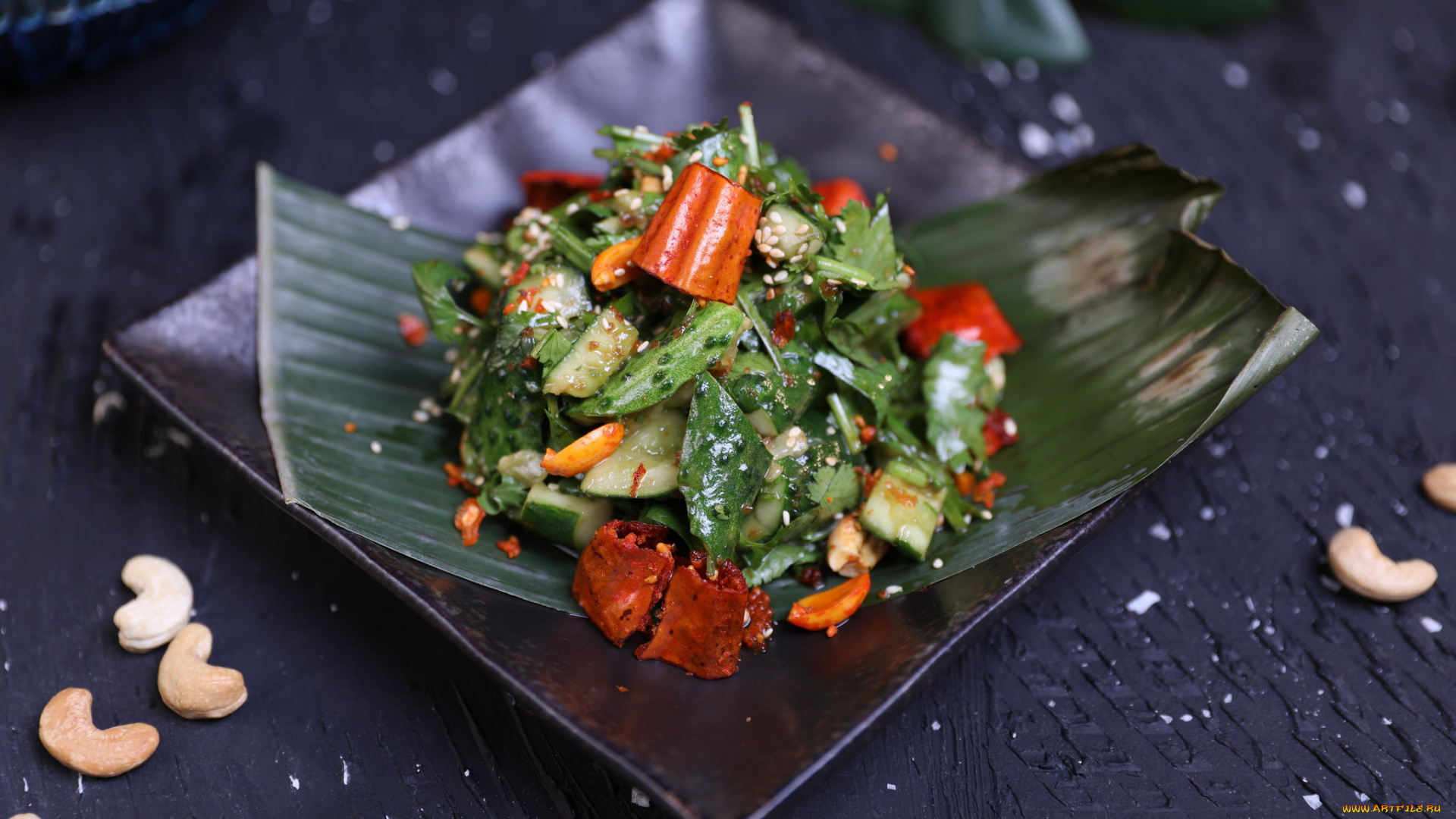 еда, салаты, , закуски, огурцы, помидоры, зелень, салат, закуска