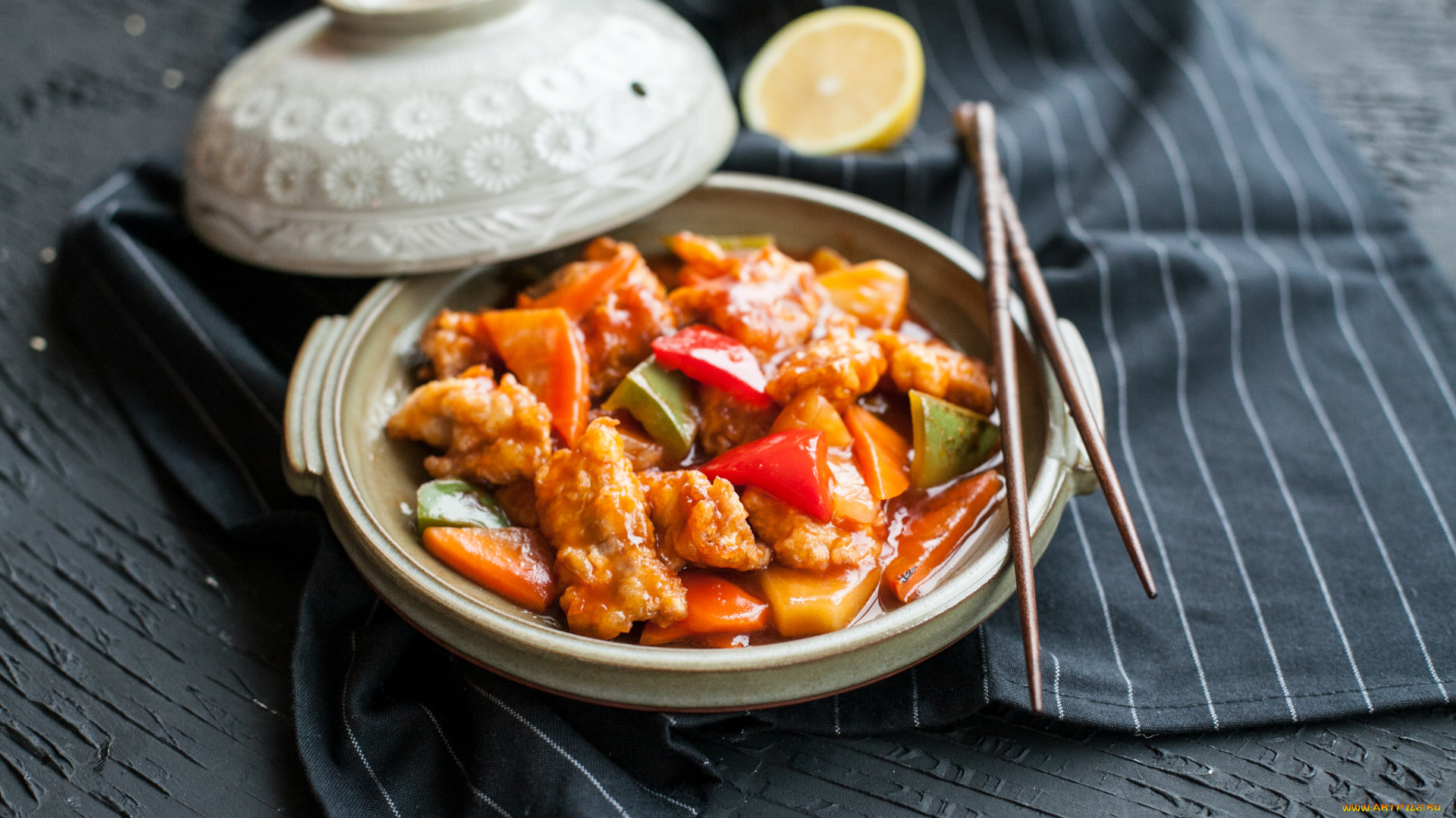 еда, вторые, блюда, перец, овощи, соус