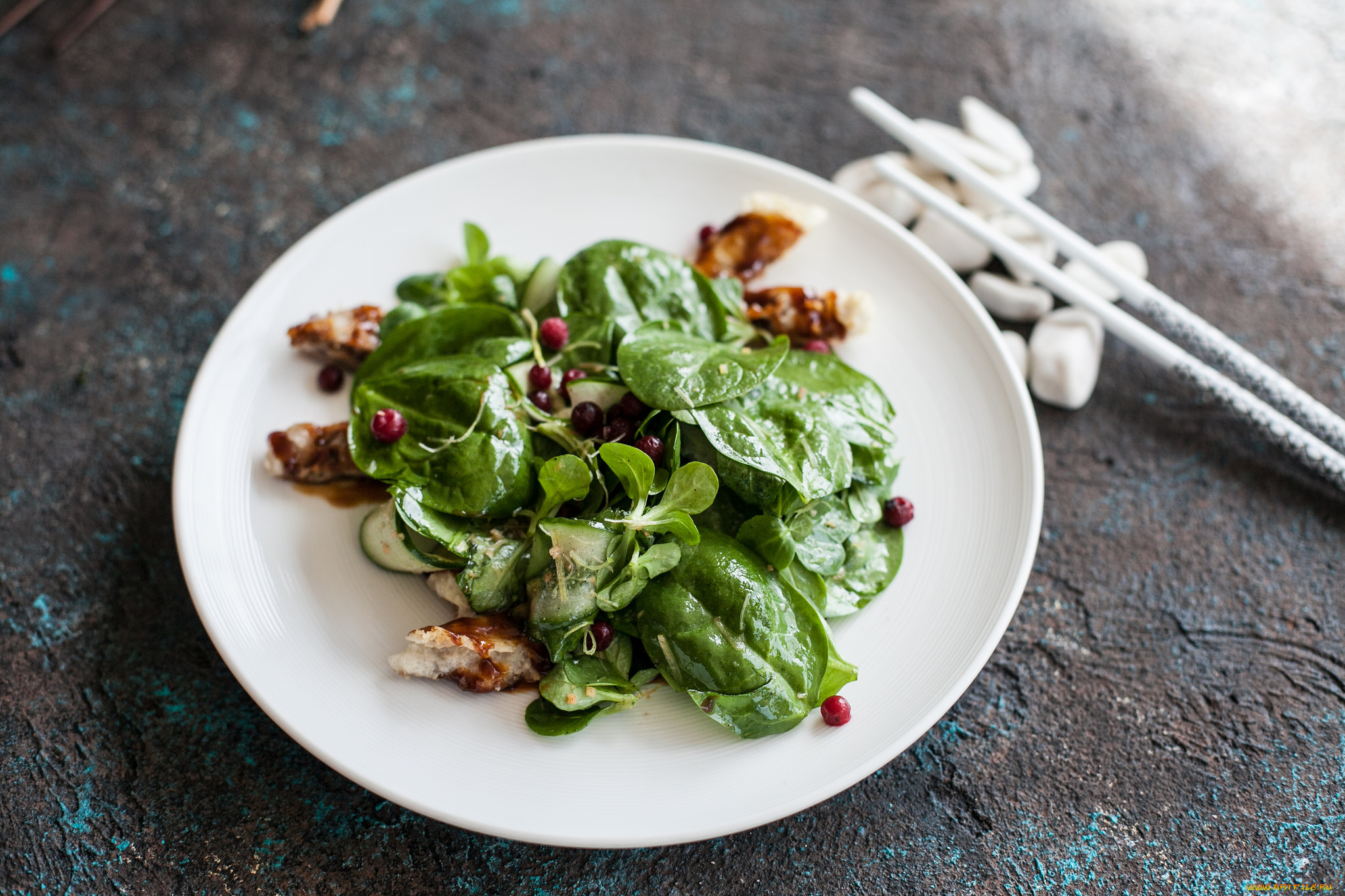 еда, салаты, , закуски, соус, огурцы, зелень, салат