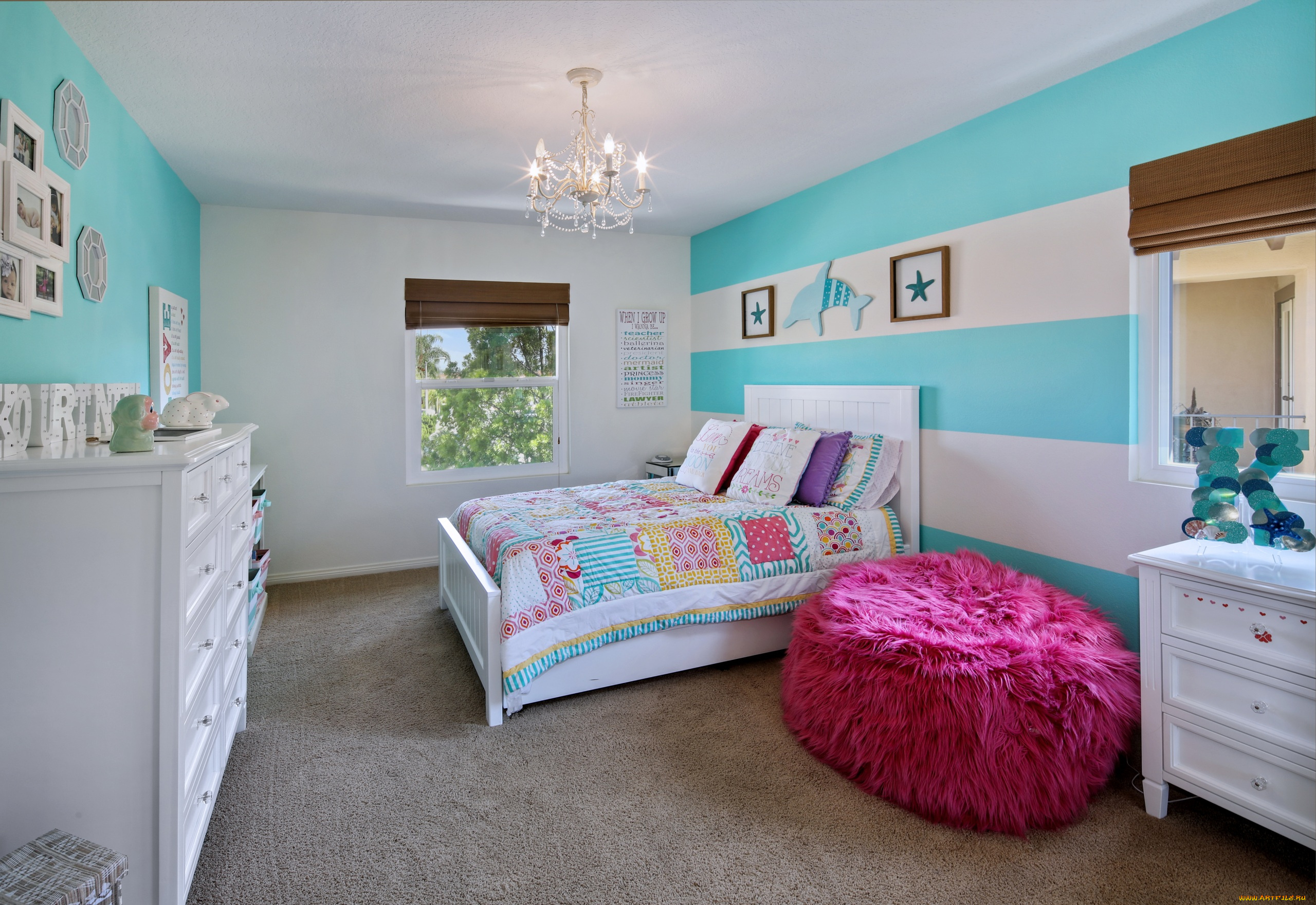 интерьер, детская, комната, игрушки, детская, стиль, мебель