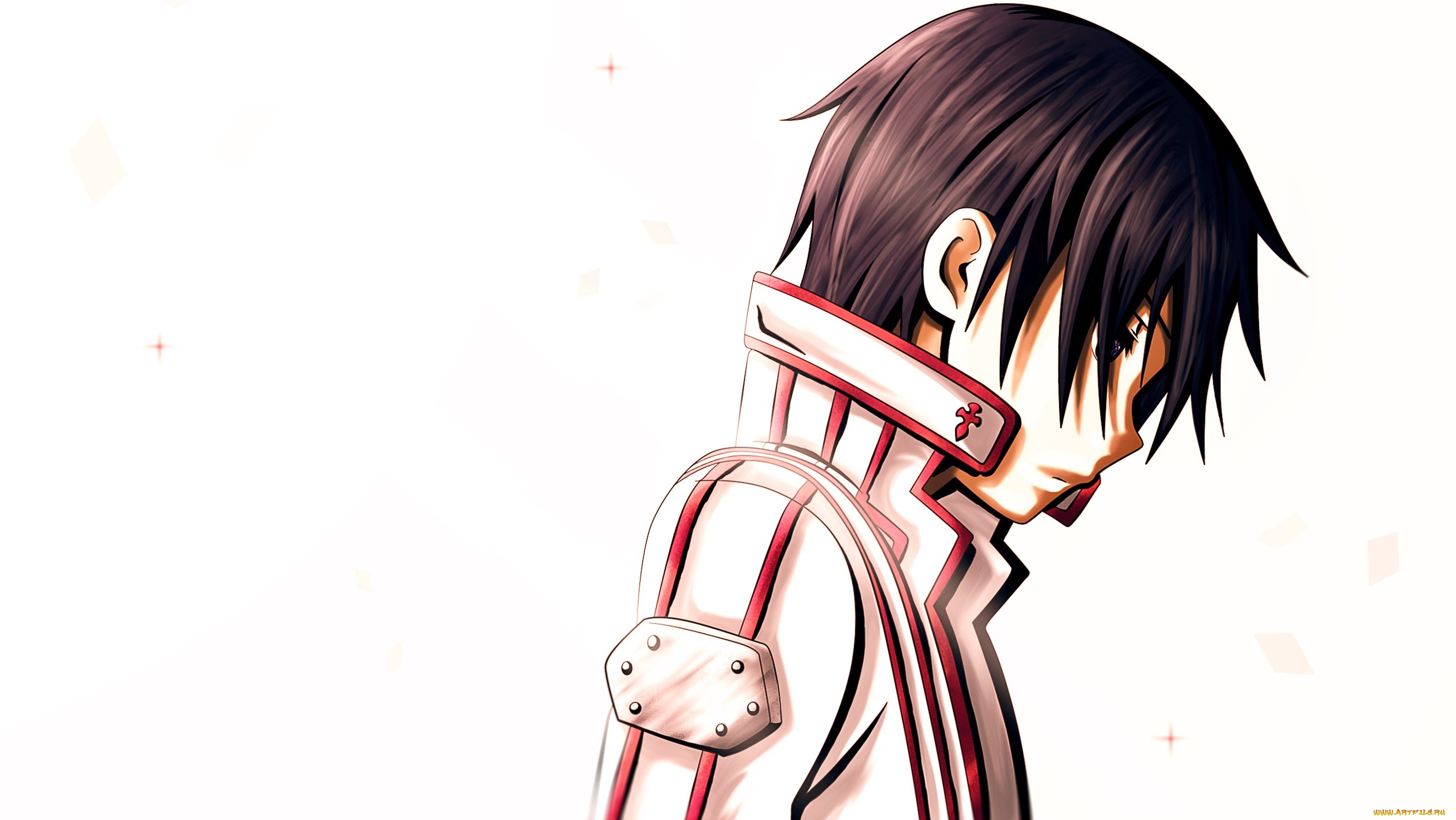 аниме, sword, art, online, кирито