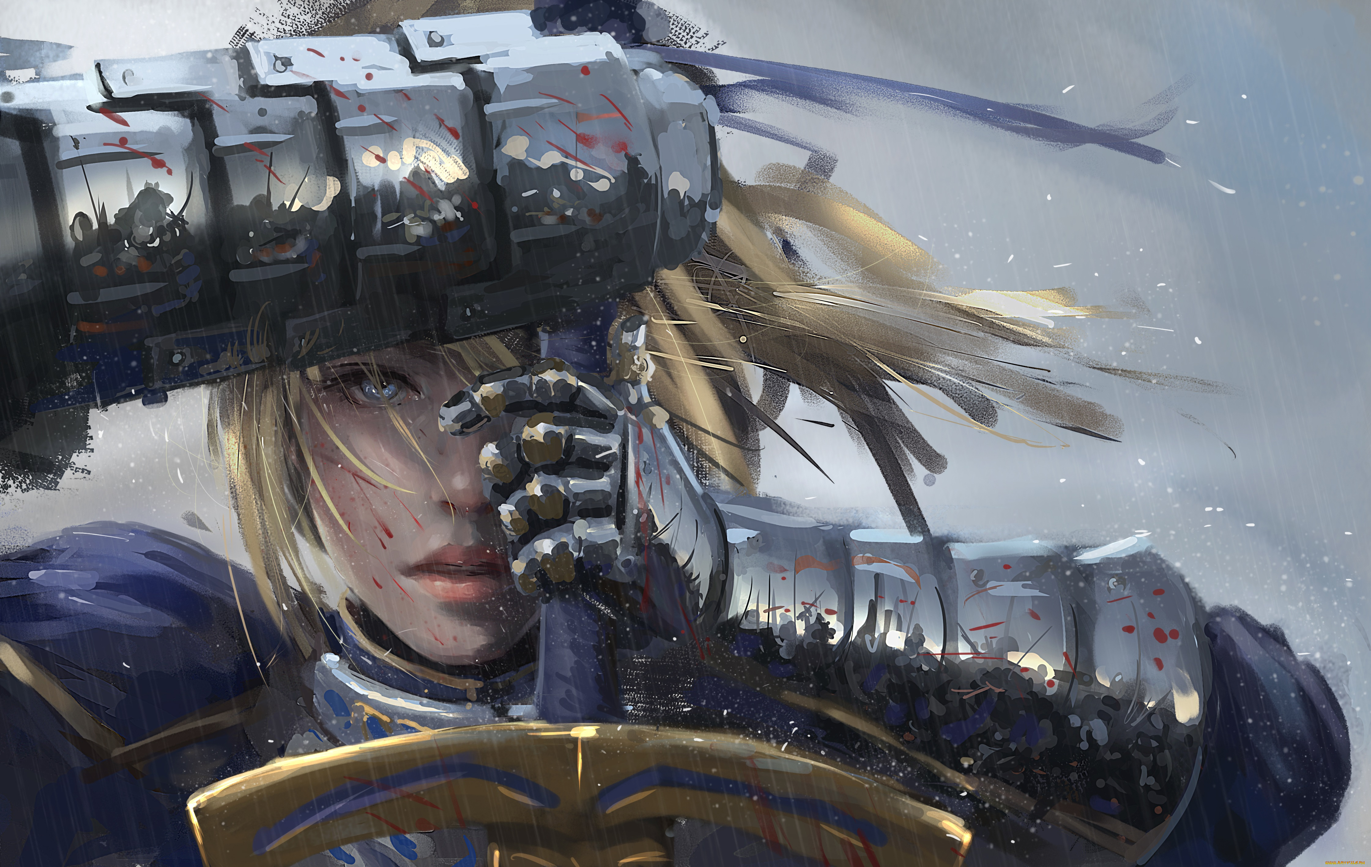 аниме, fate, stay, night, saber