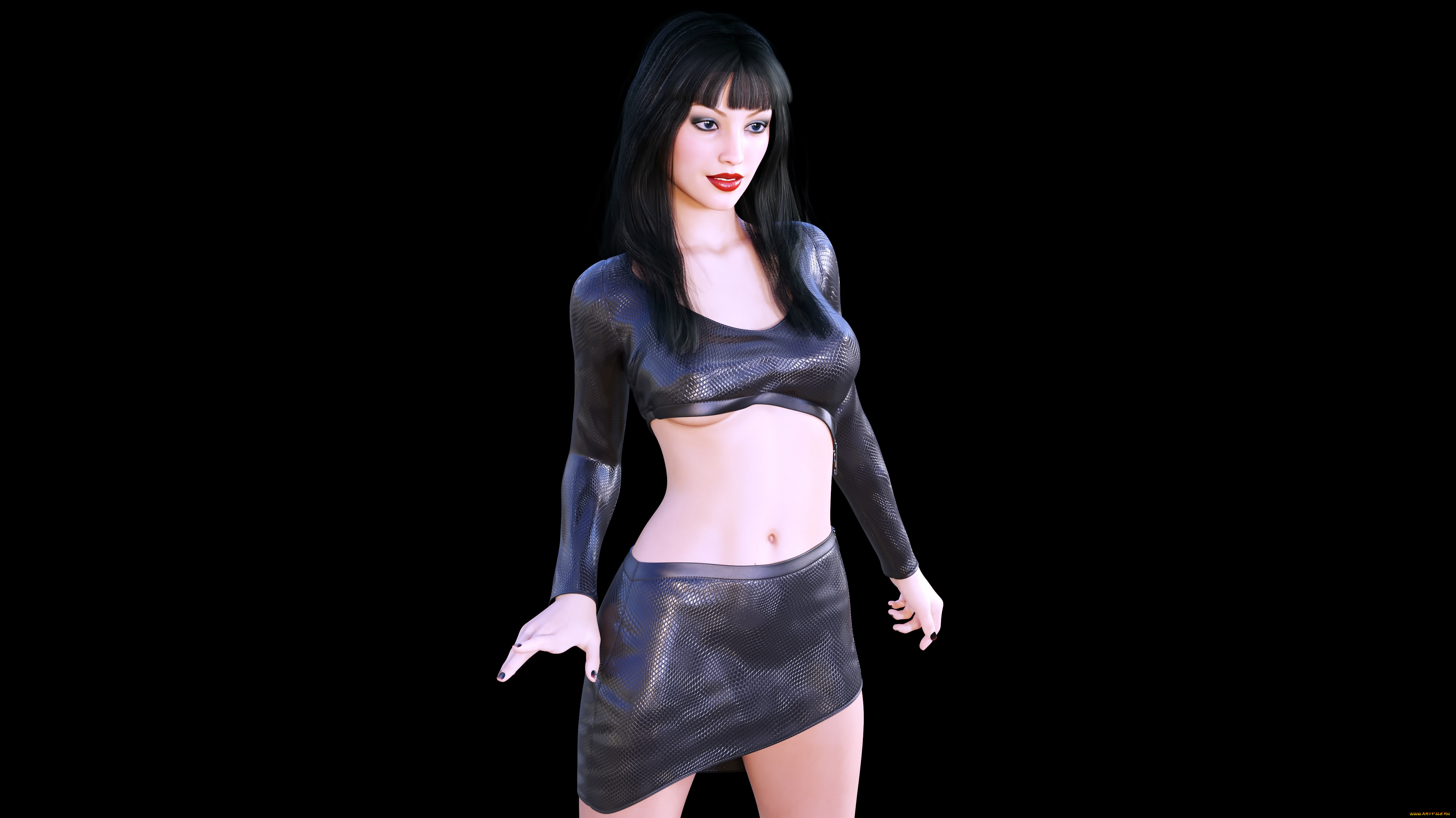 3д, графика, люди, , people, девушка, взгляд, фон