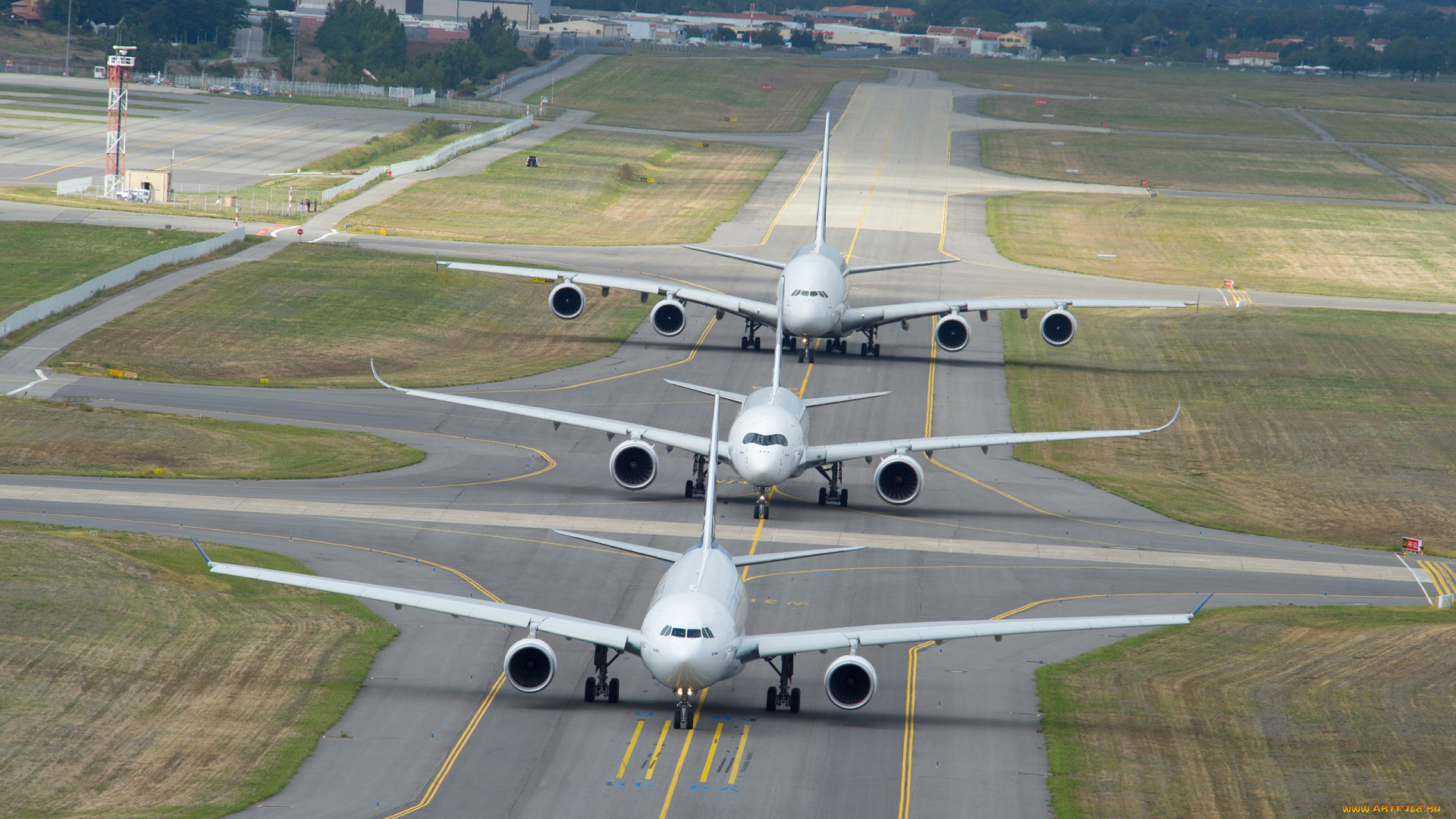 авиация, пассажирские, самолёты, airbus, a330, a350, a-380-861, a380, аэропорт, взлетно-посадочная, полоса, wallhaven