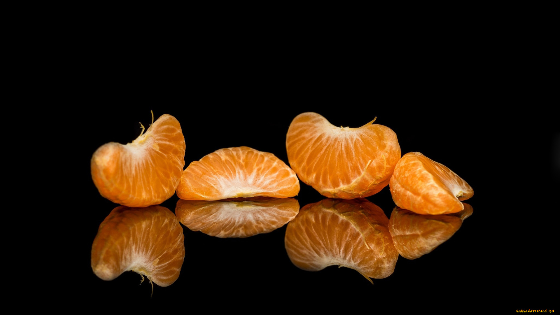 еда, цитрусы, мандарины