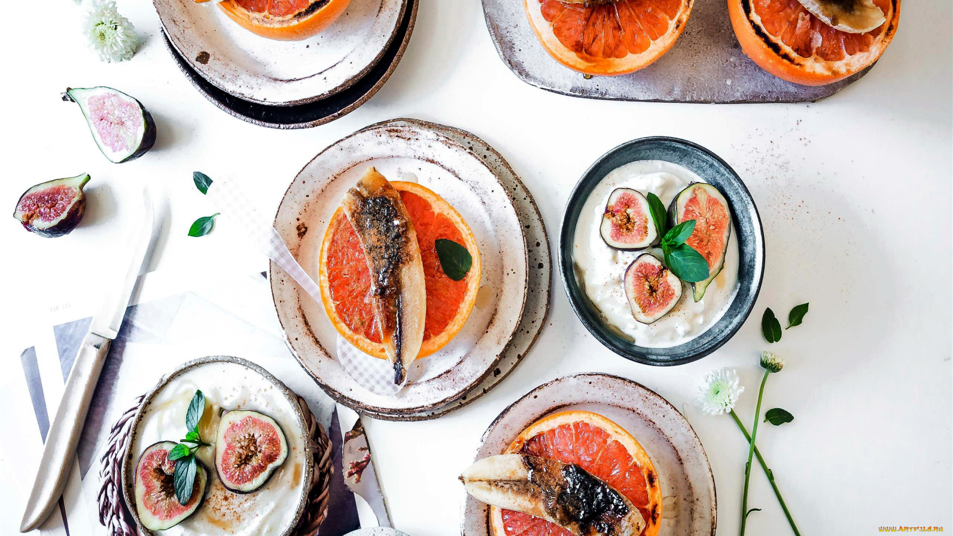 еда, фрукты, , ягоды, инжир, апельсин, банан