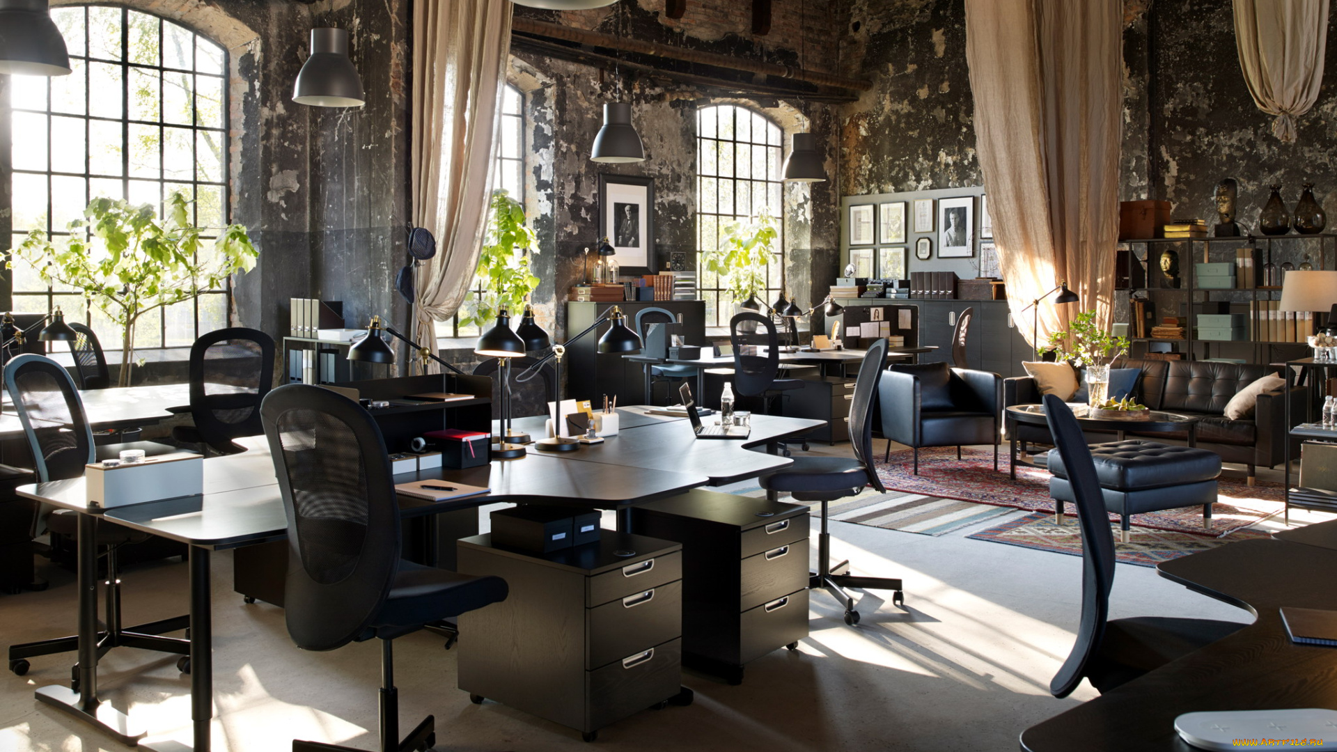 интерьер, кабинет, , библиотека, , офис, офис