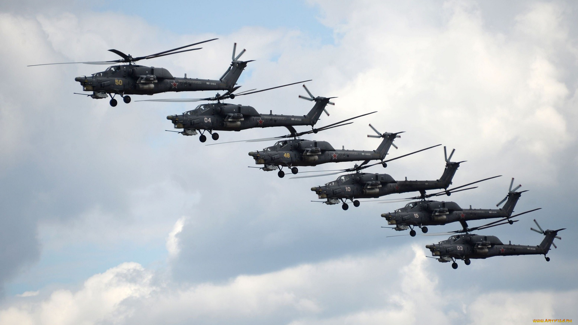 ми-28, авиация, вертолёты, пилотажная, группа, построение, ввс, россии, ми28