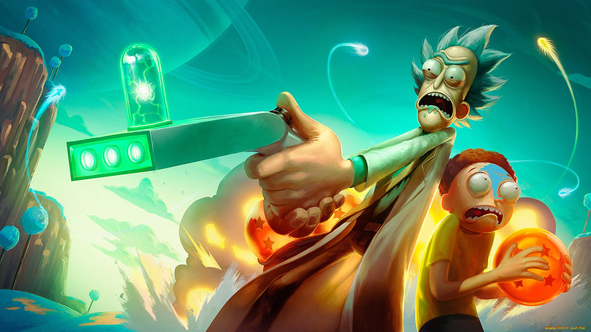 мультфильмы, rick, and, morty, rick, and, morty