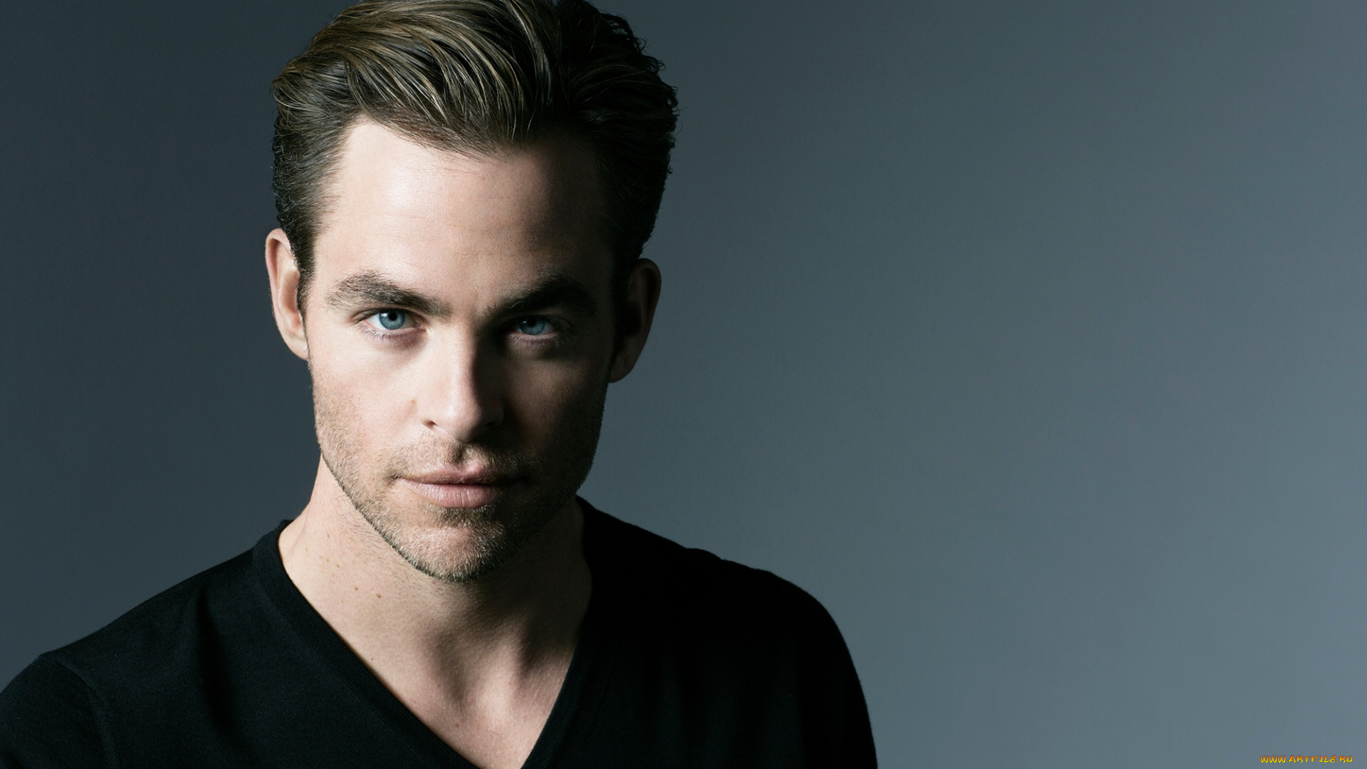 мужчины, chris, pine, взгляд