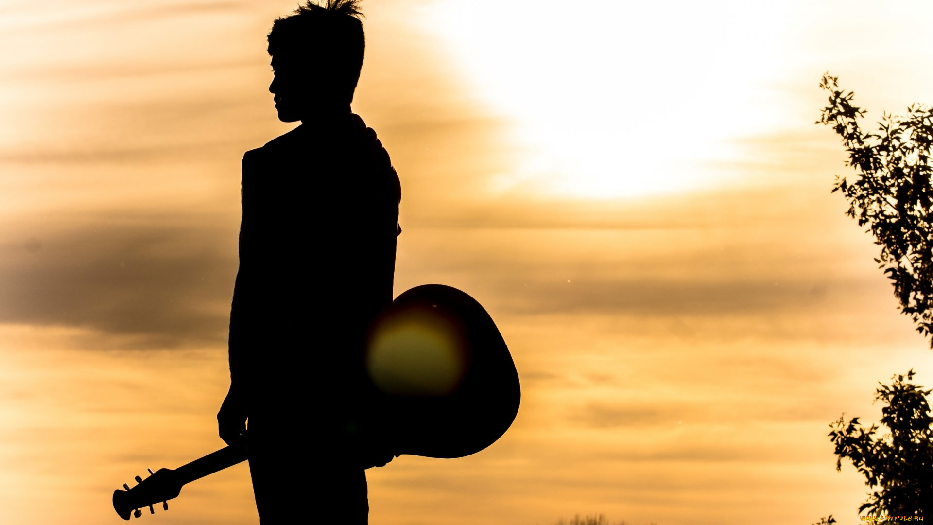 музыка, -другое, природа, гитара, человек