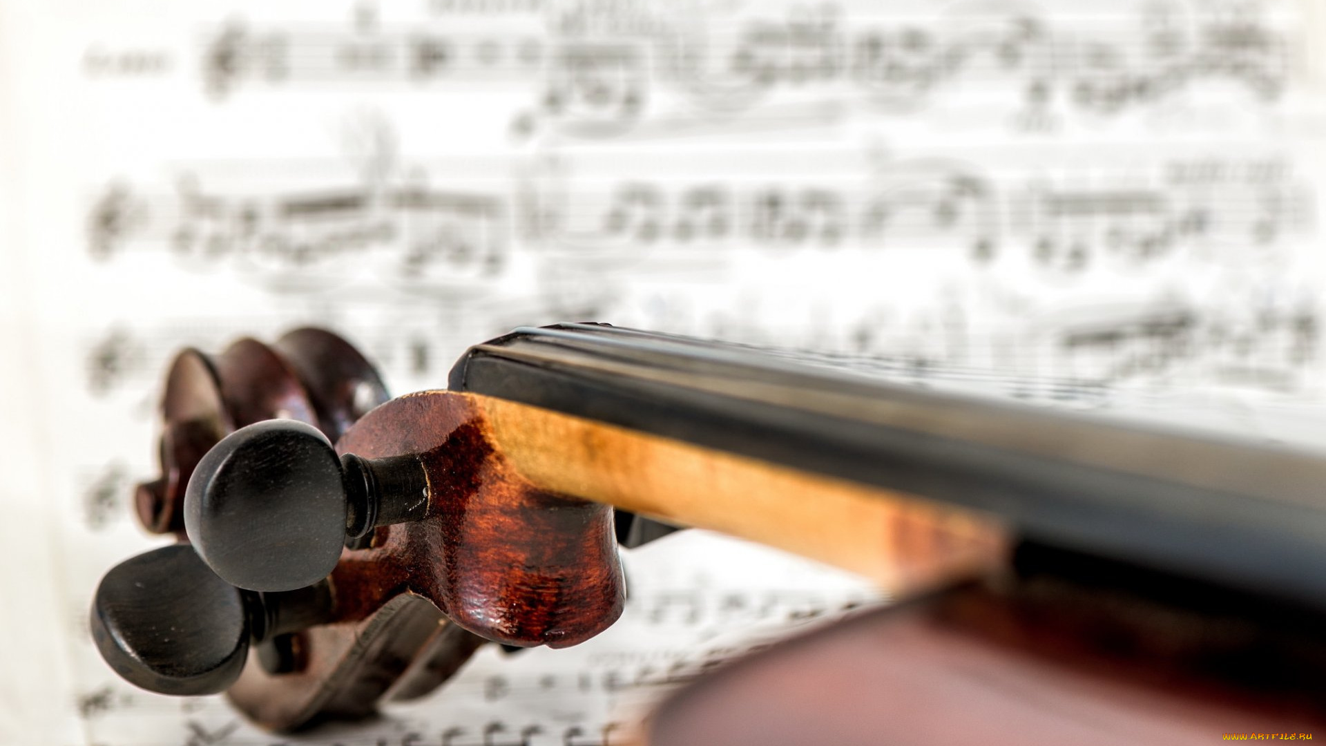 музыка, -музыкальные, инструменты, скрипка, ноты, гриф