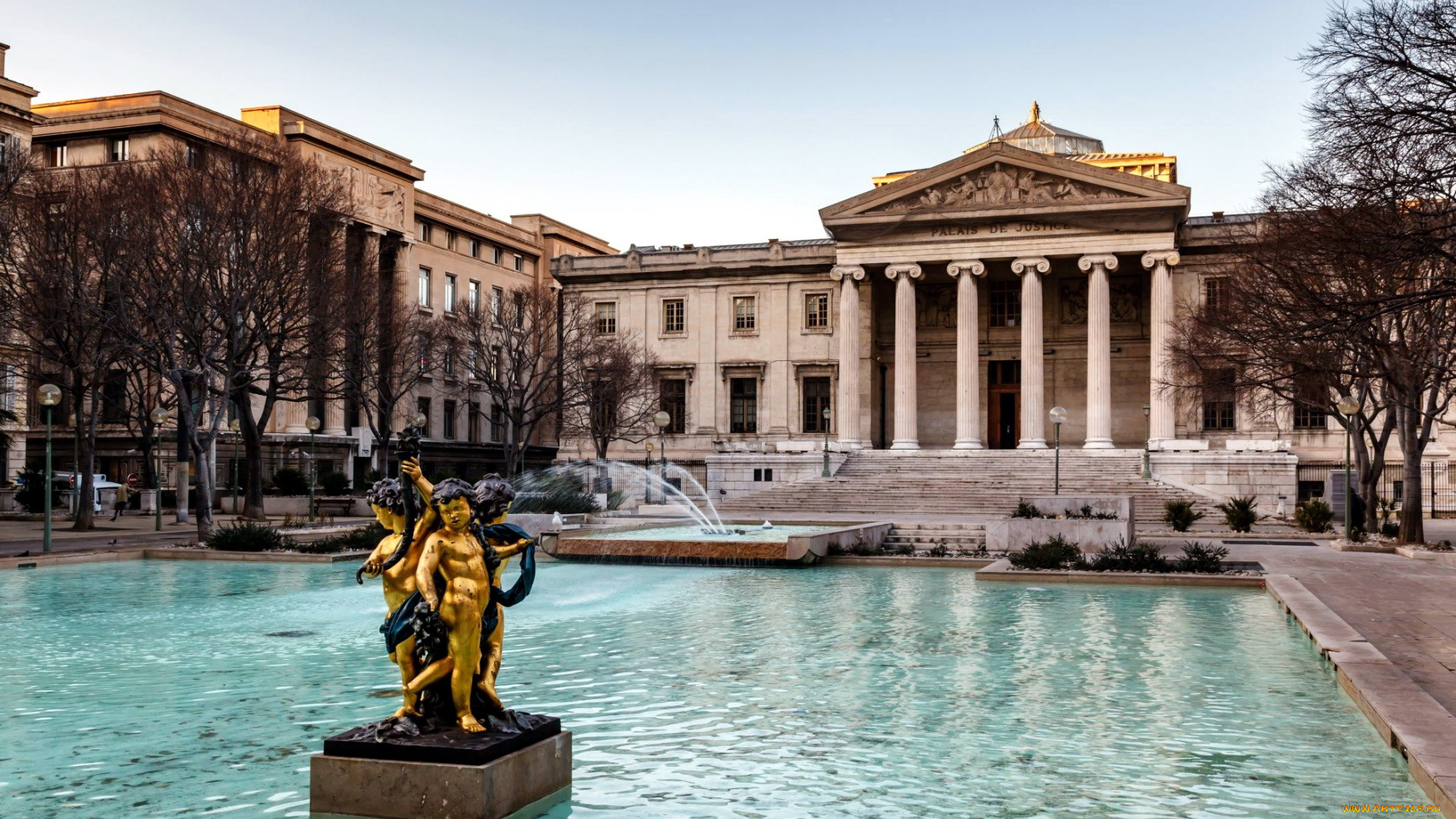 palace, of, justice, города, марсель, , франция, palace, of, justice