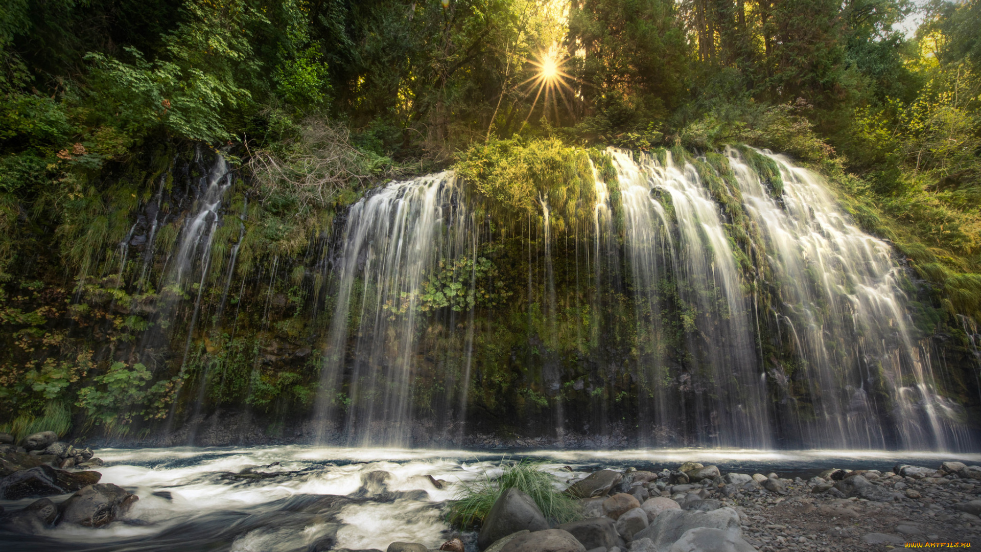 природа, водопады, простор