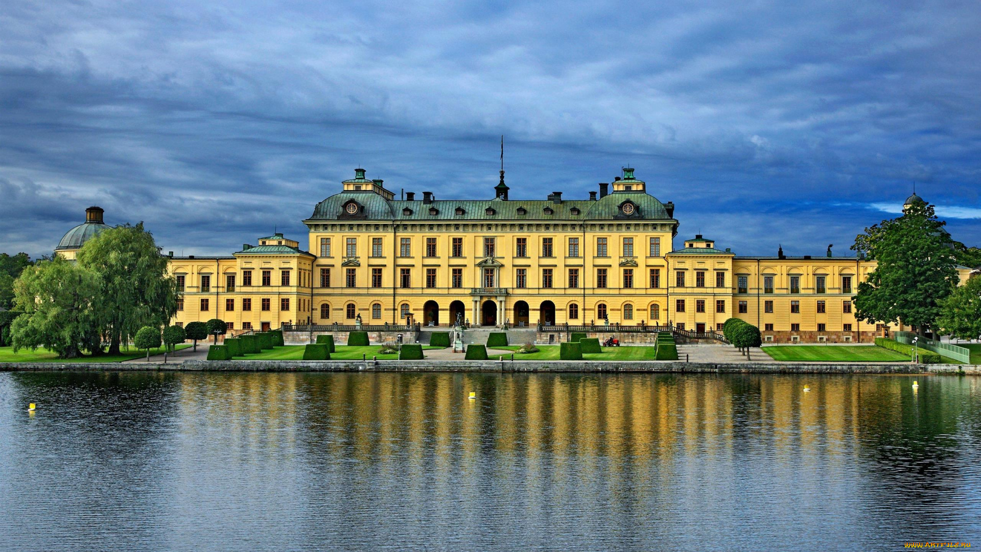 rottningholm, royal, palace, города, стокгольм, , швеция, rottningholm, royal, palace