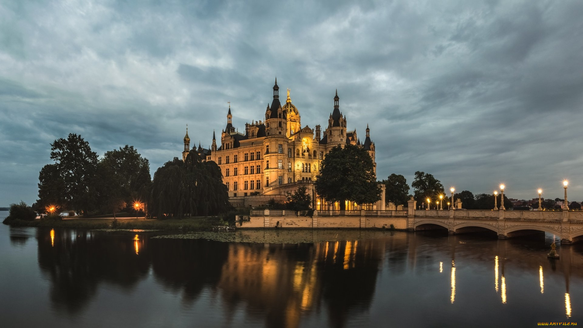 schwerin, castle, города, замок, шверин, , германия, schwerin, castle