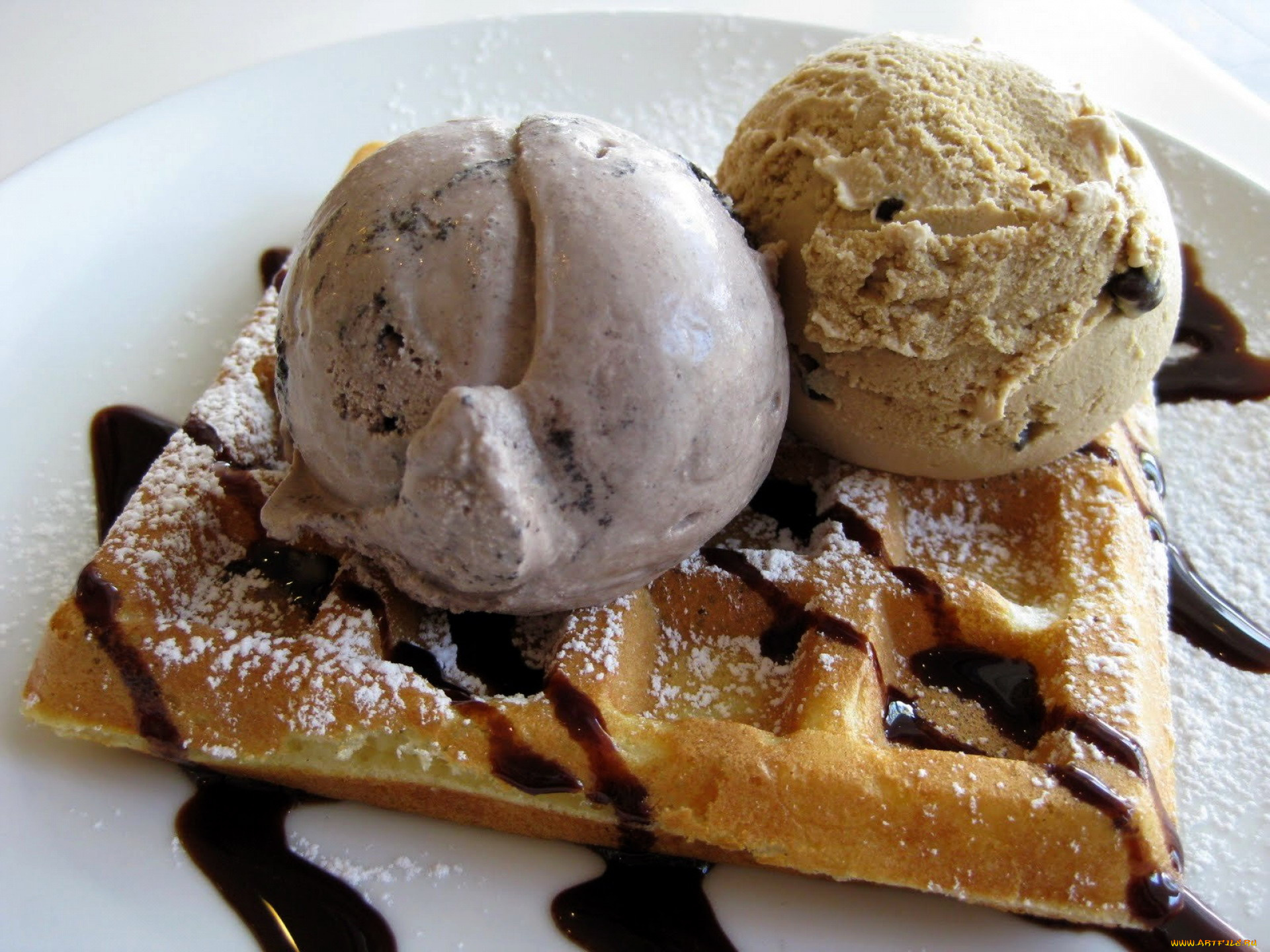 еда, мороженое, , десерты, вафли