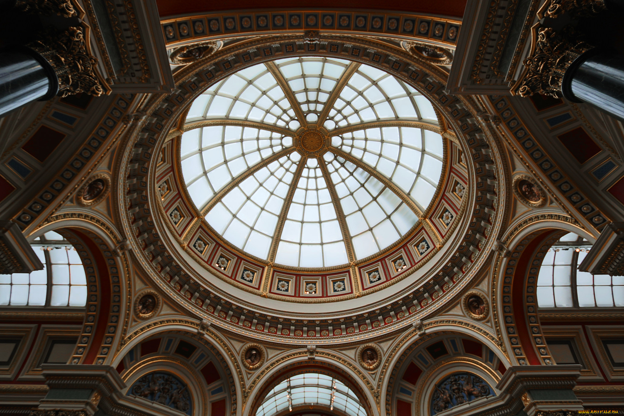 интерьер, убранство, , роспись, храма, потолок