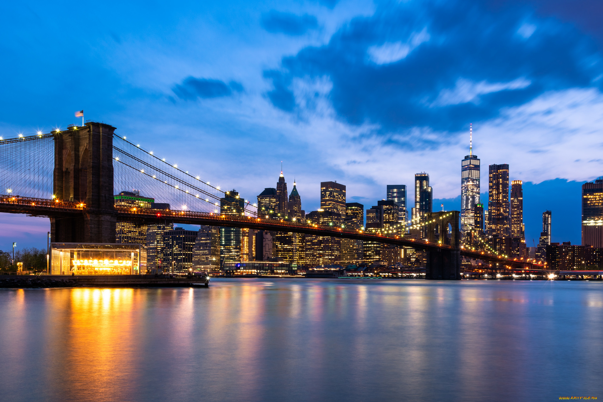 nyc, skyline, города, лас-вегас, , сша, огни, ночь