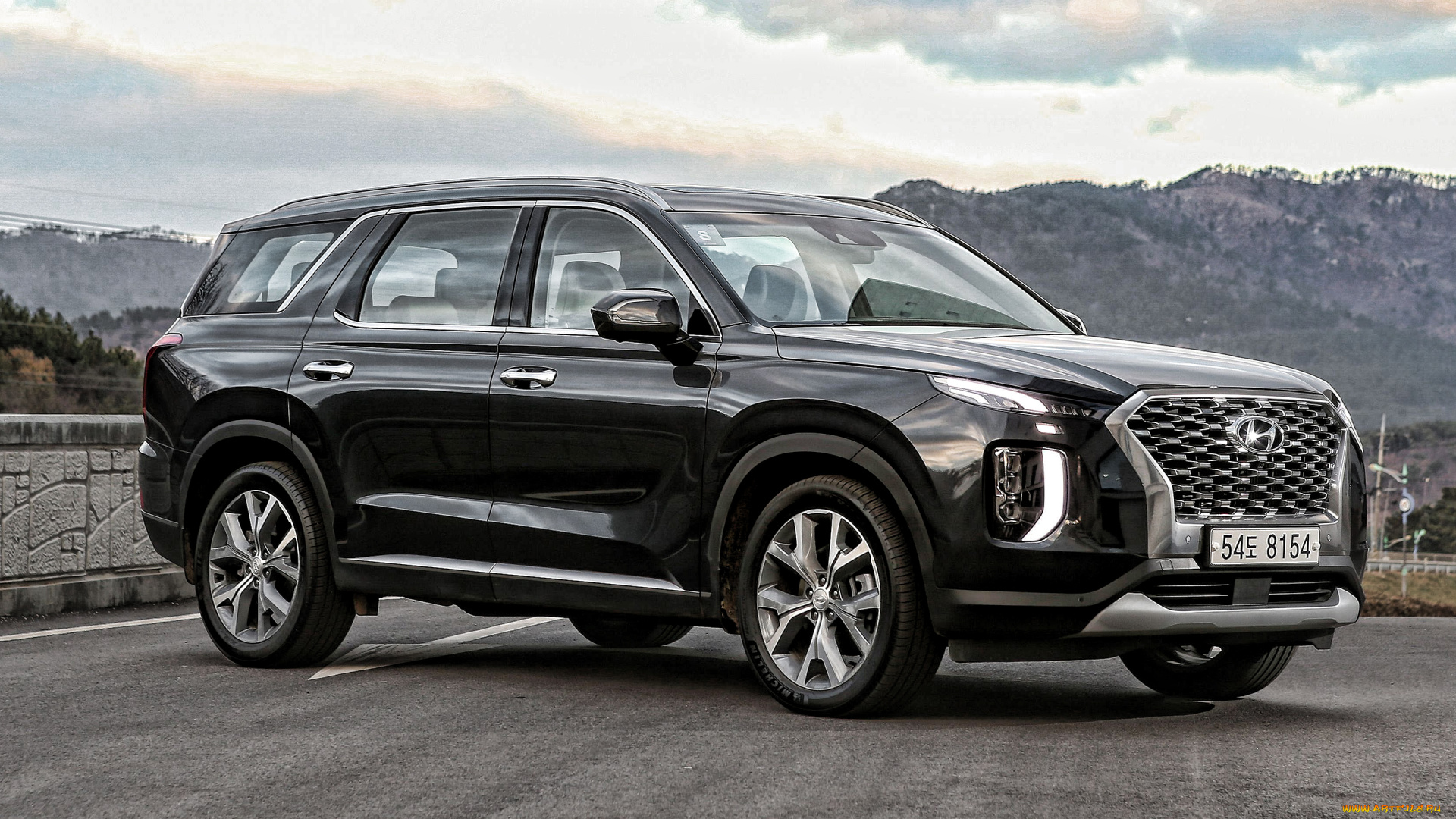 2020, hyundai, palisade, автомобили, hyundai, роскошный, внедорожник, черный, palisade, 2020, внешность, корейские, новый