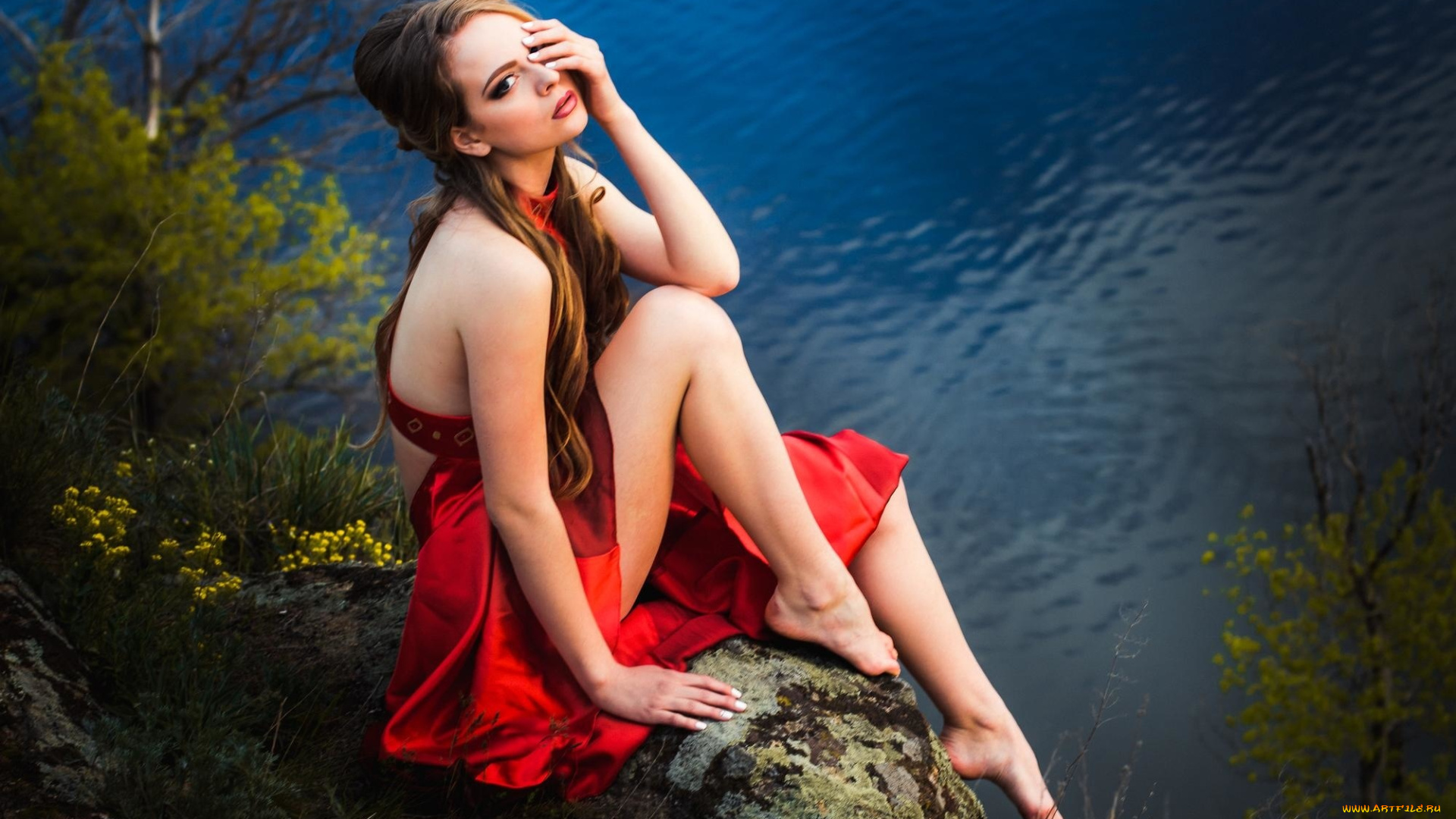 девушки, -, блондинки, , светловолосые, красивая, девушка