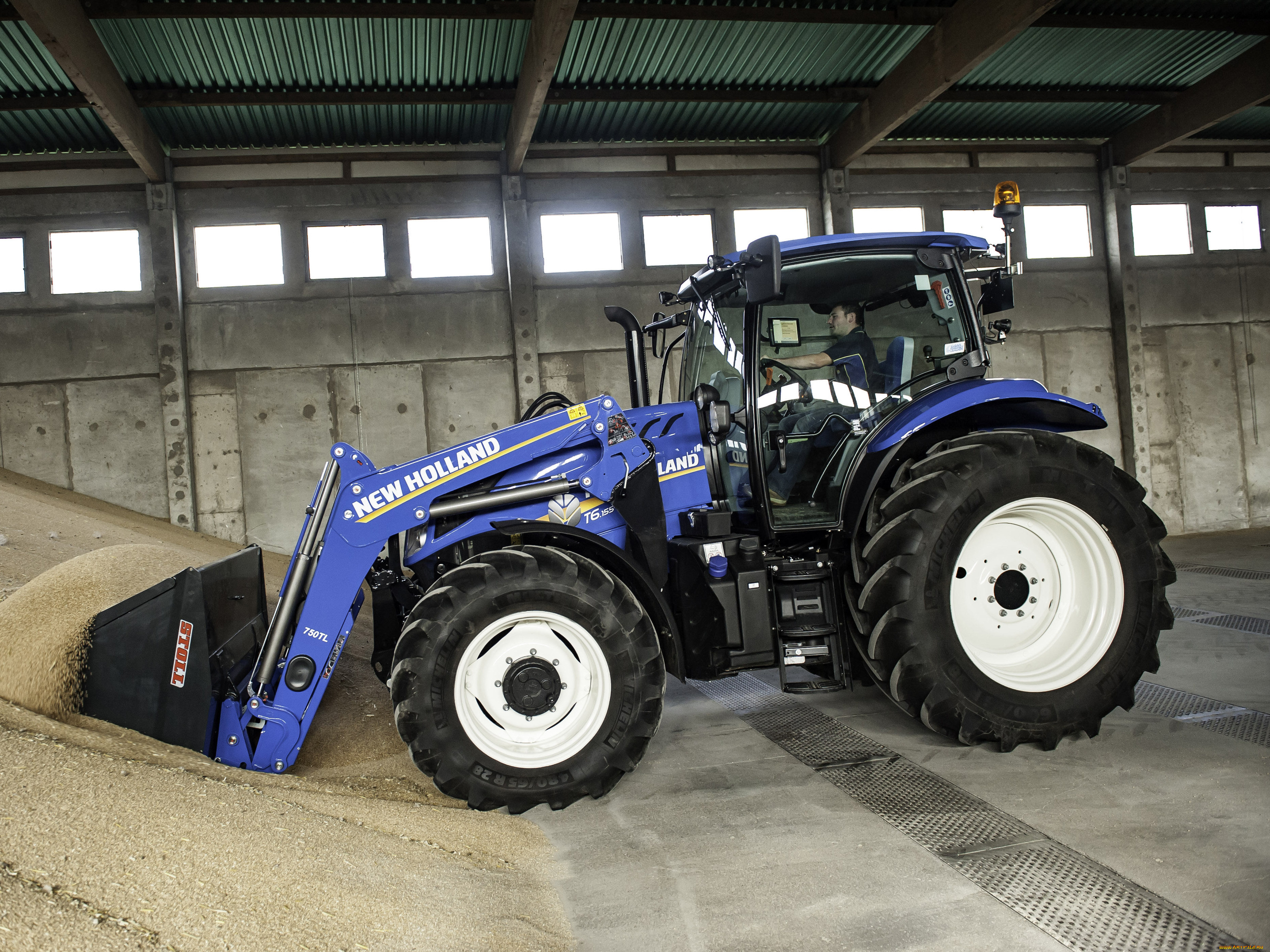 техника, фронтальные, погрузчики, new, holland