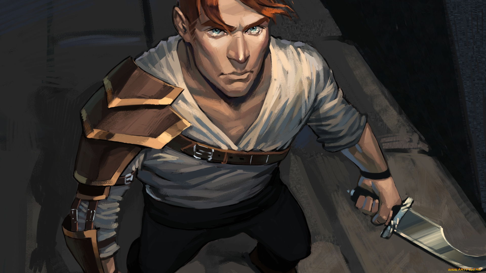 фэнтези, люди, мужчина, оружие