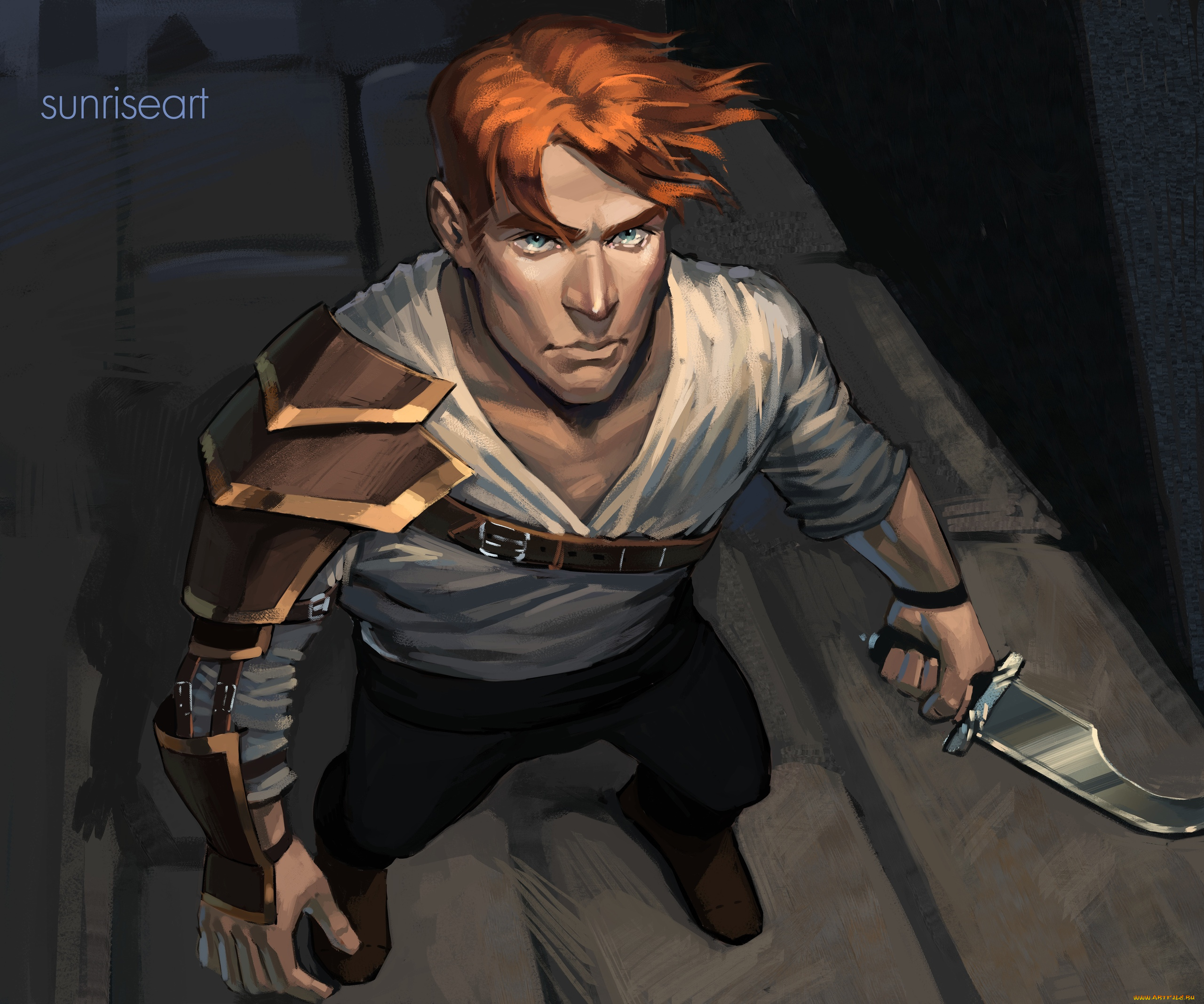 фэнтези, люди, мужчина, оружие