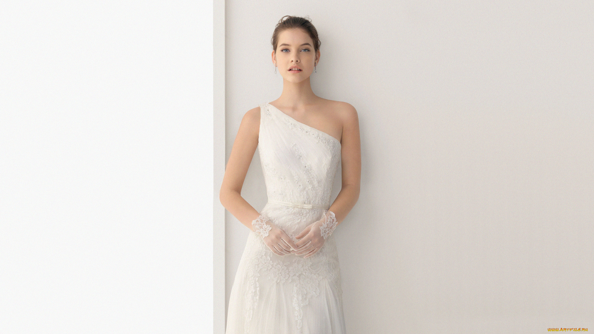 девушки, barbara, palvin, барбара, палвин, свадебная, коллекция, rosa, clara, знаменитости, модель, белое, платье