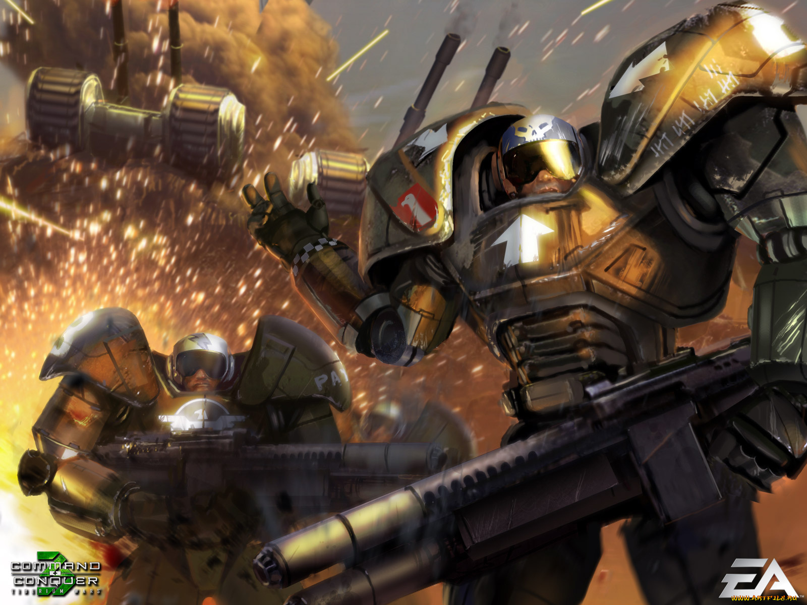 видео, игры, command, conquer, tiberium, wars